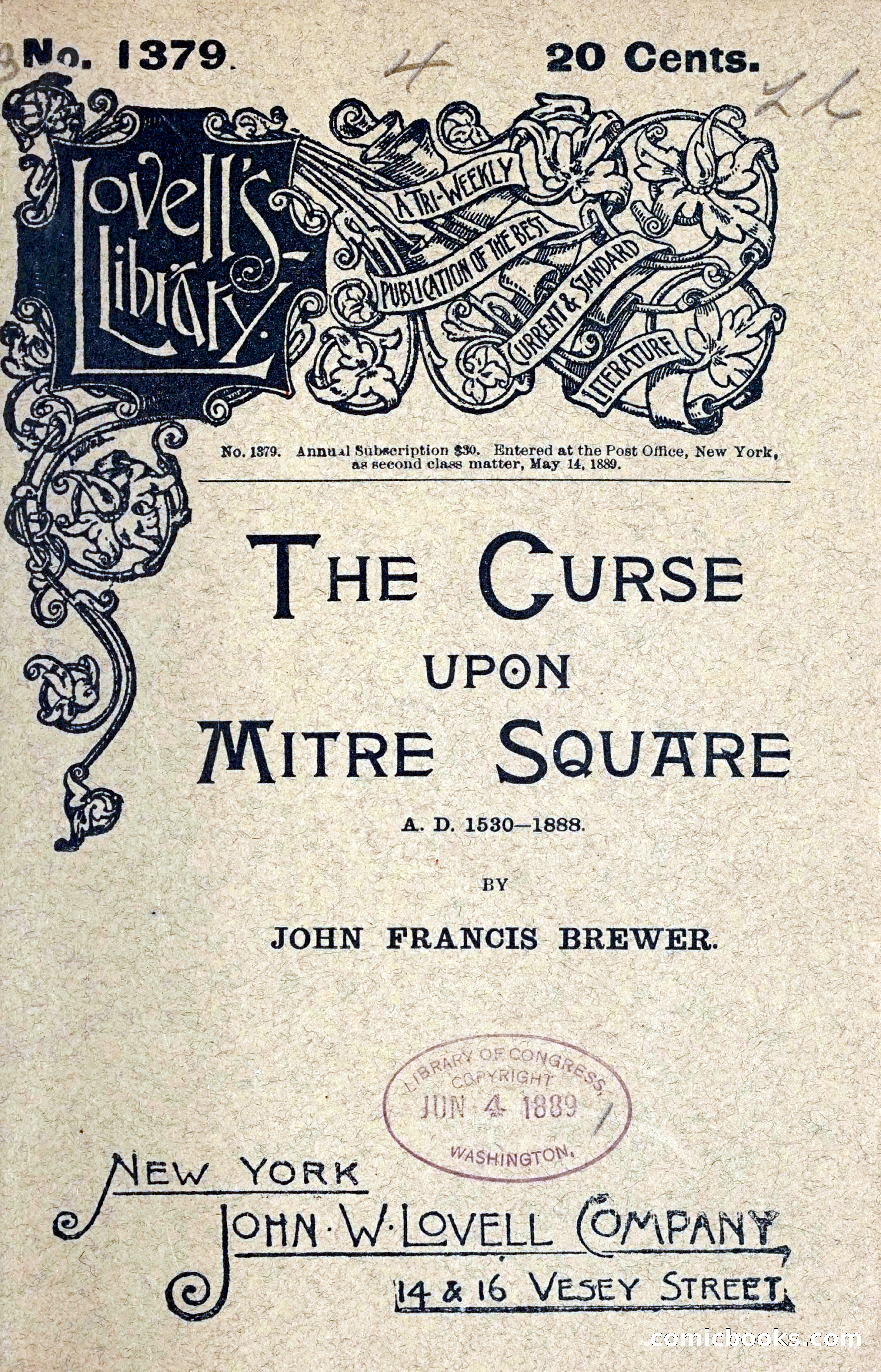 The Curse Upon Mitre Square