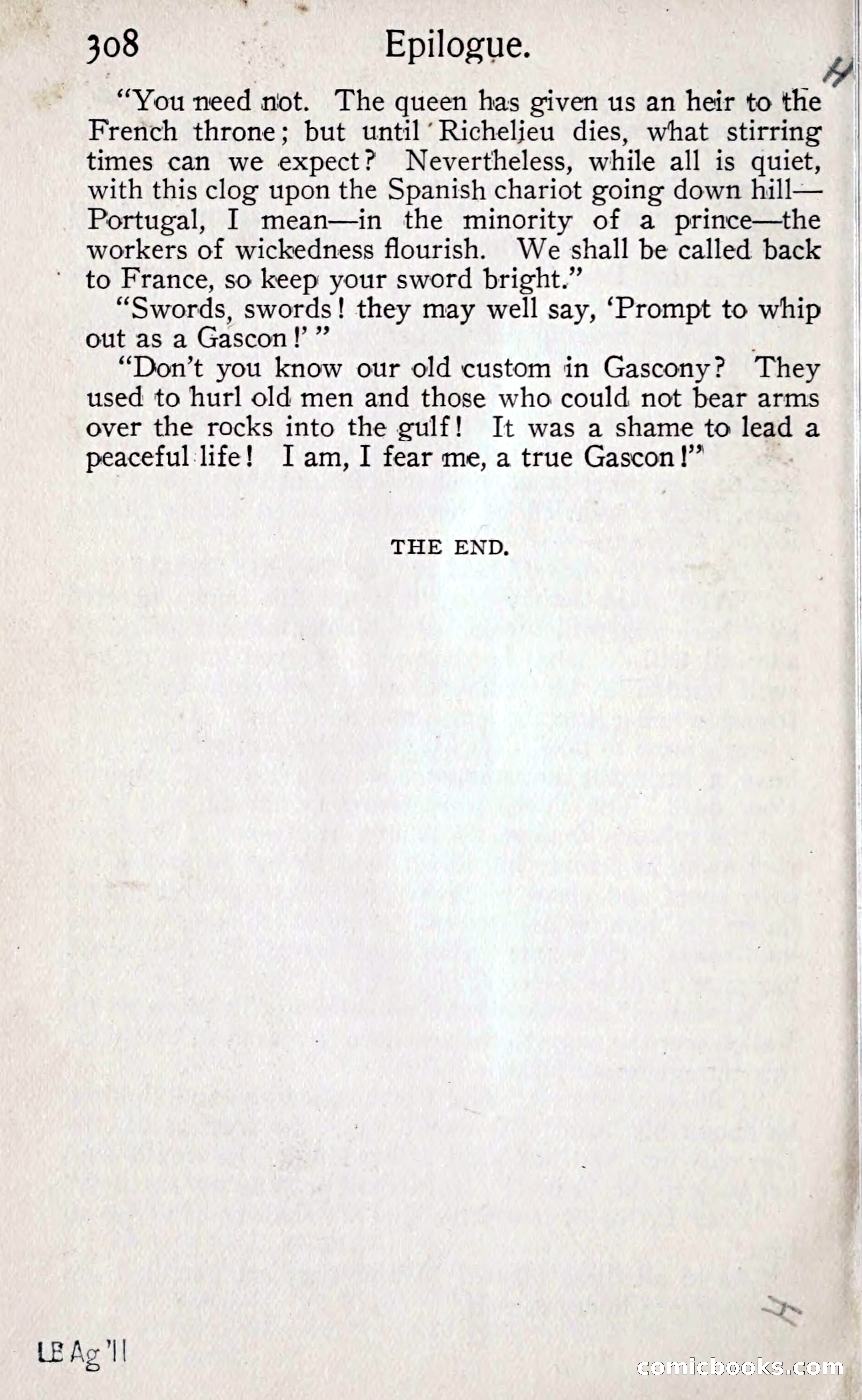 D'Artagnan, the King Maker — page 327 of 324