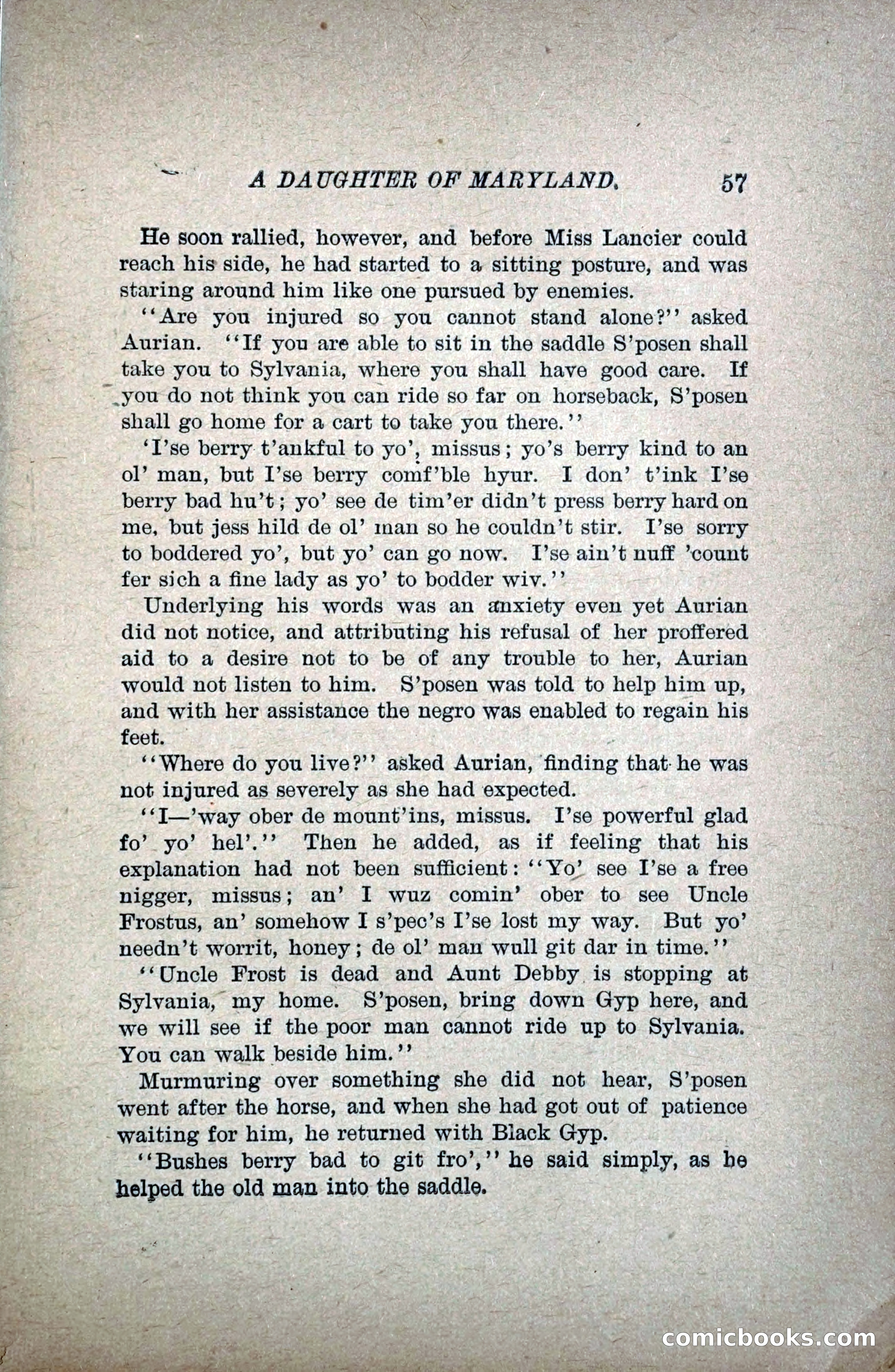 A Daughter of Maryland — page 74 of 215