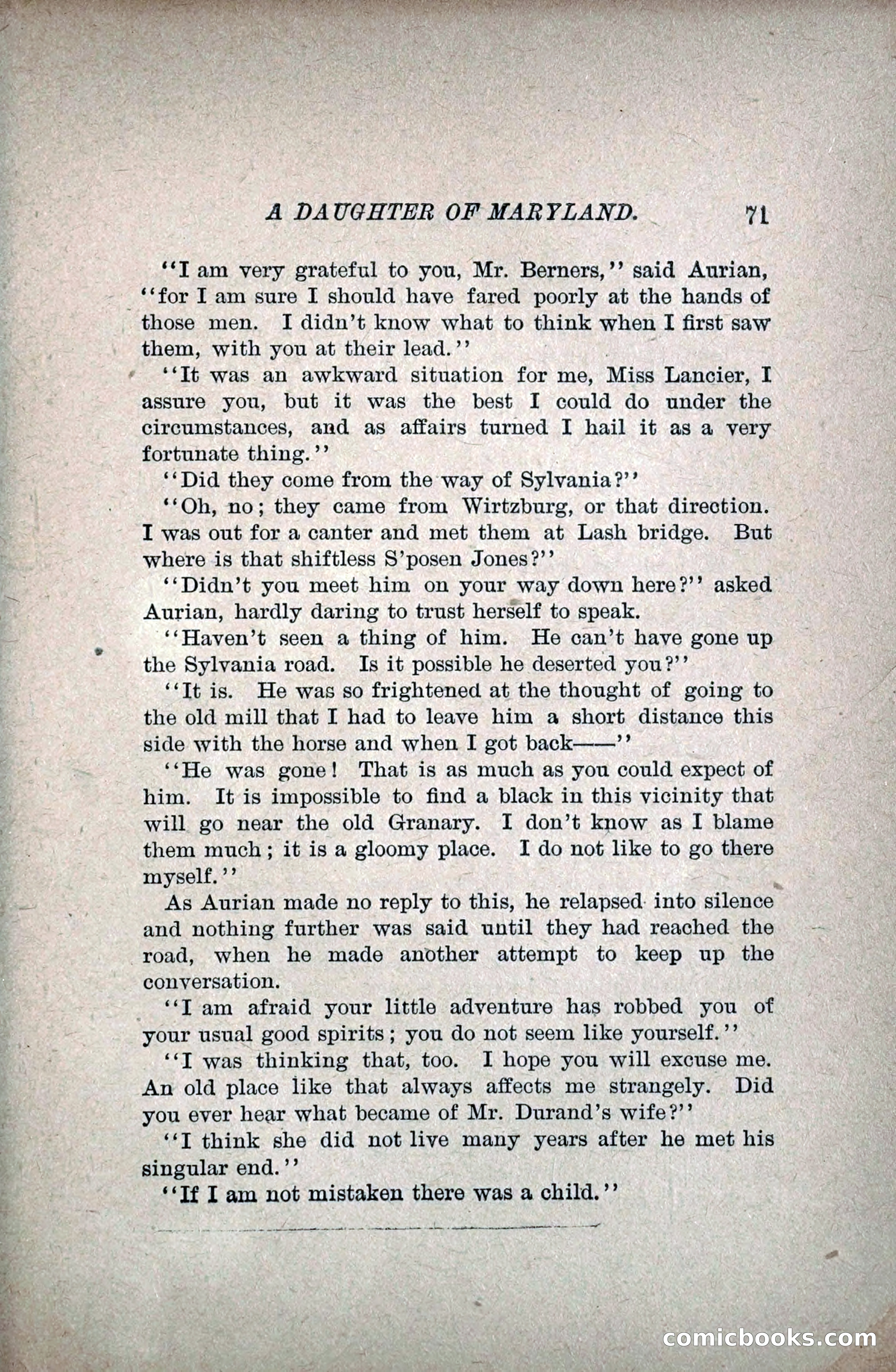 A Daughter of Maryland — page 88 of 215