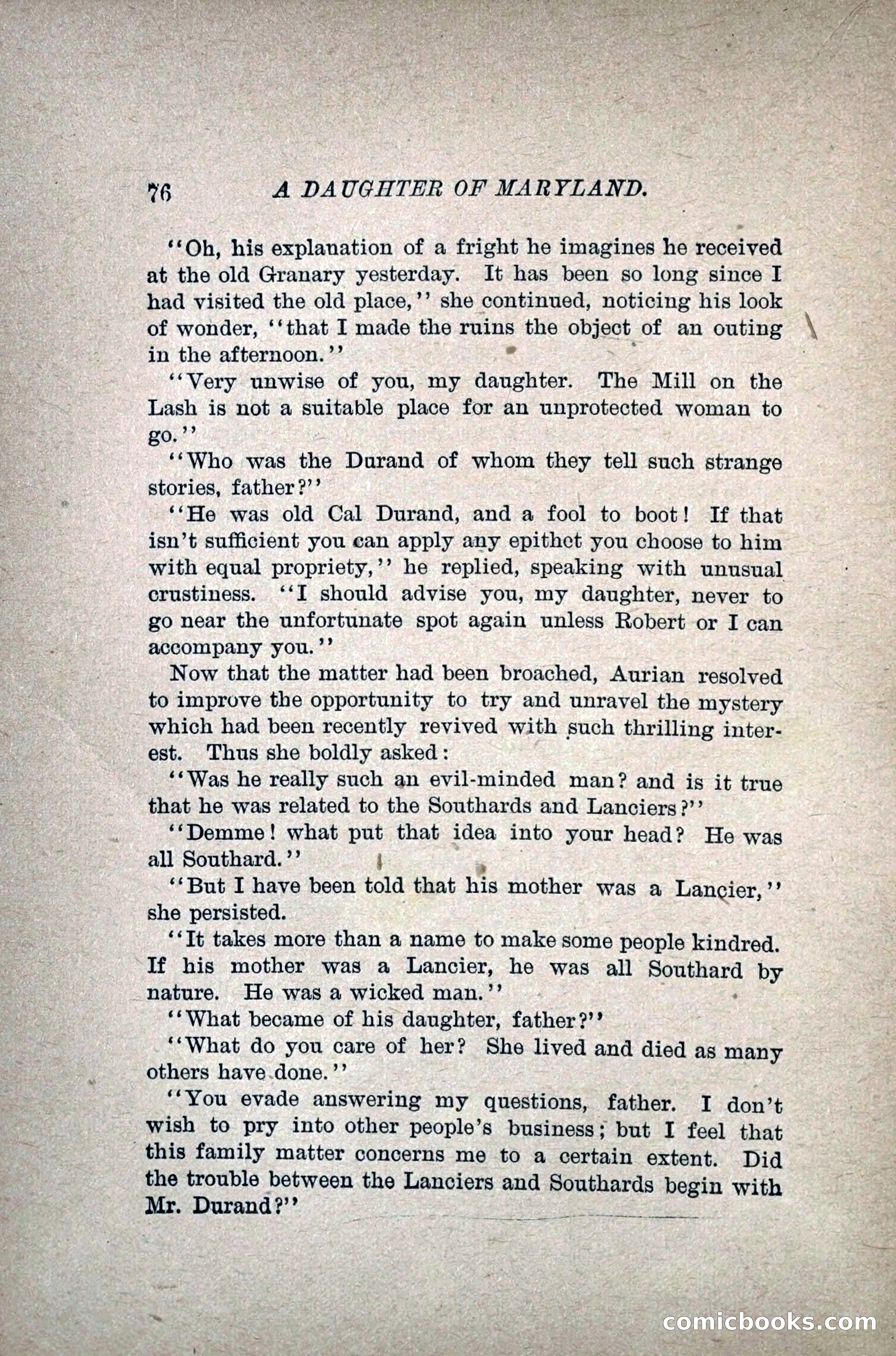 A Daughter of Maryland — page 93 of 215