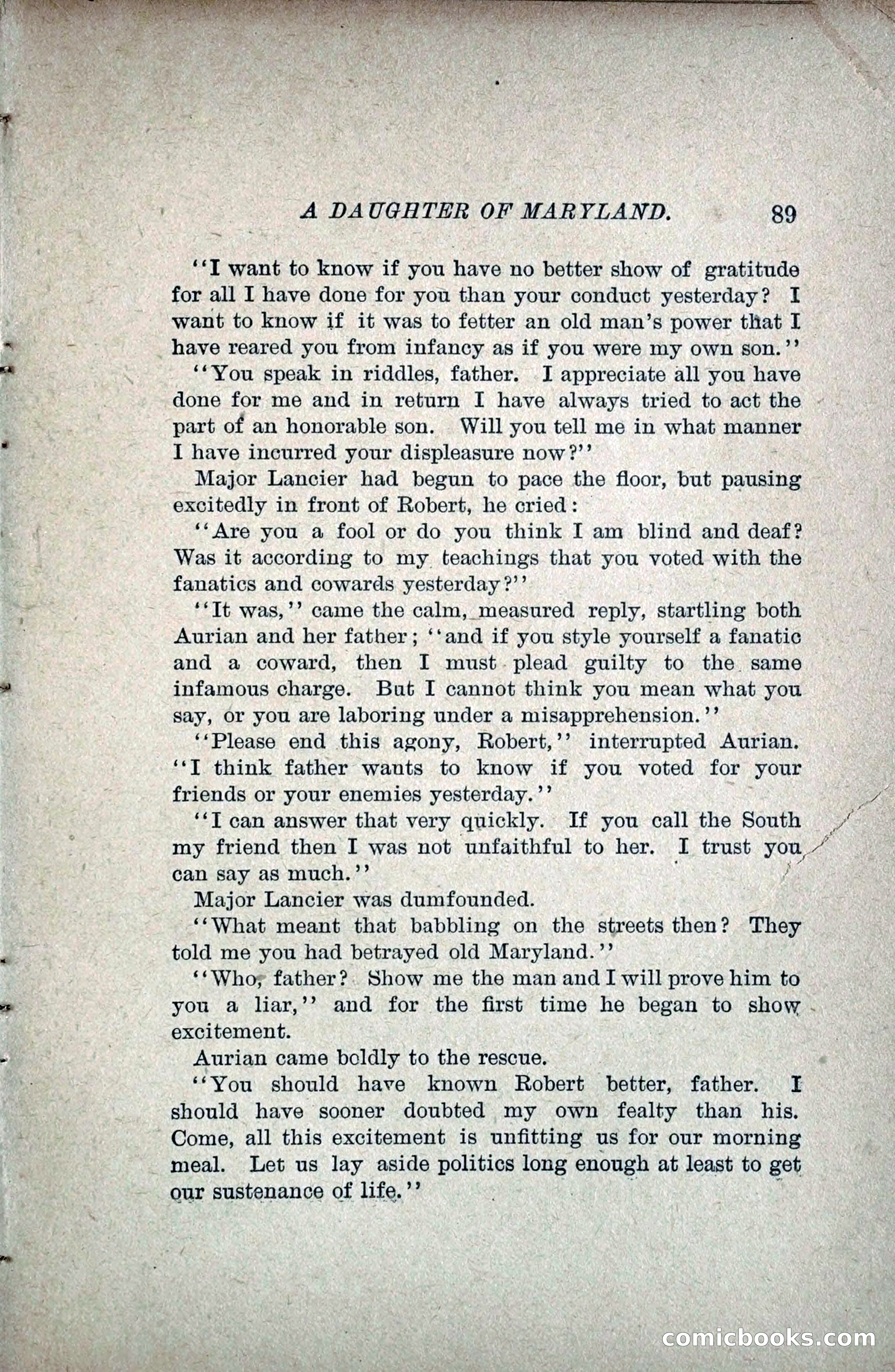 A Daughter of Maryland — page 108 of 215