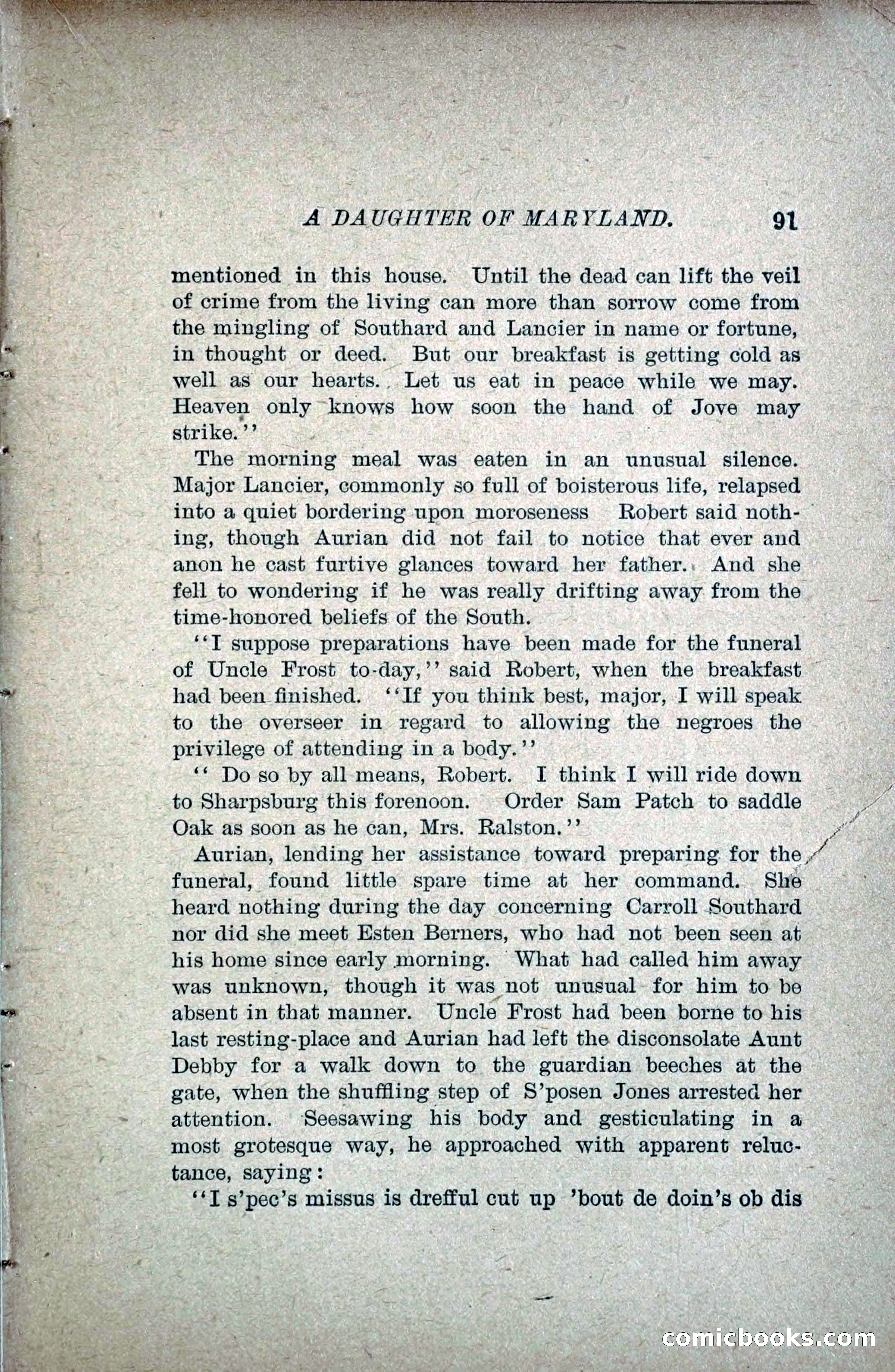 A Daughter of Maryland — page 110 of 215