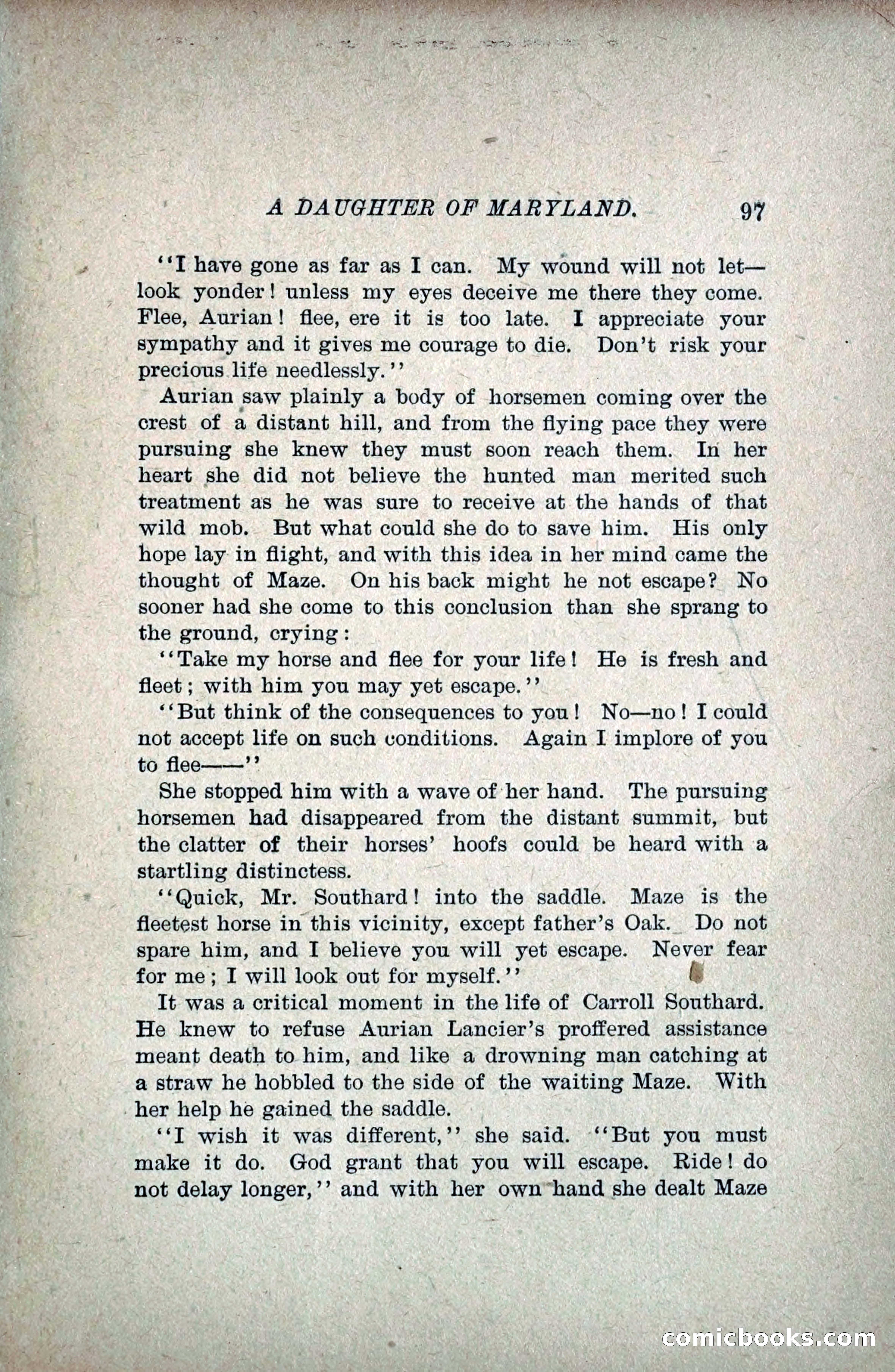 A Daughter of Maryland — page 116 of 215