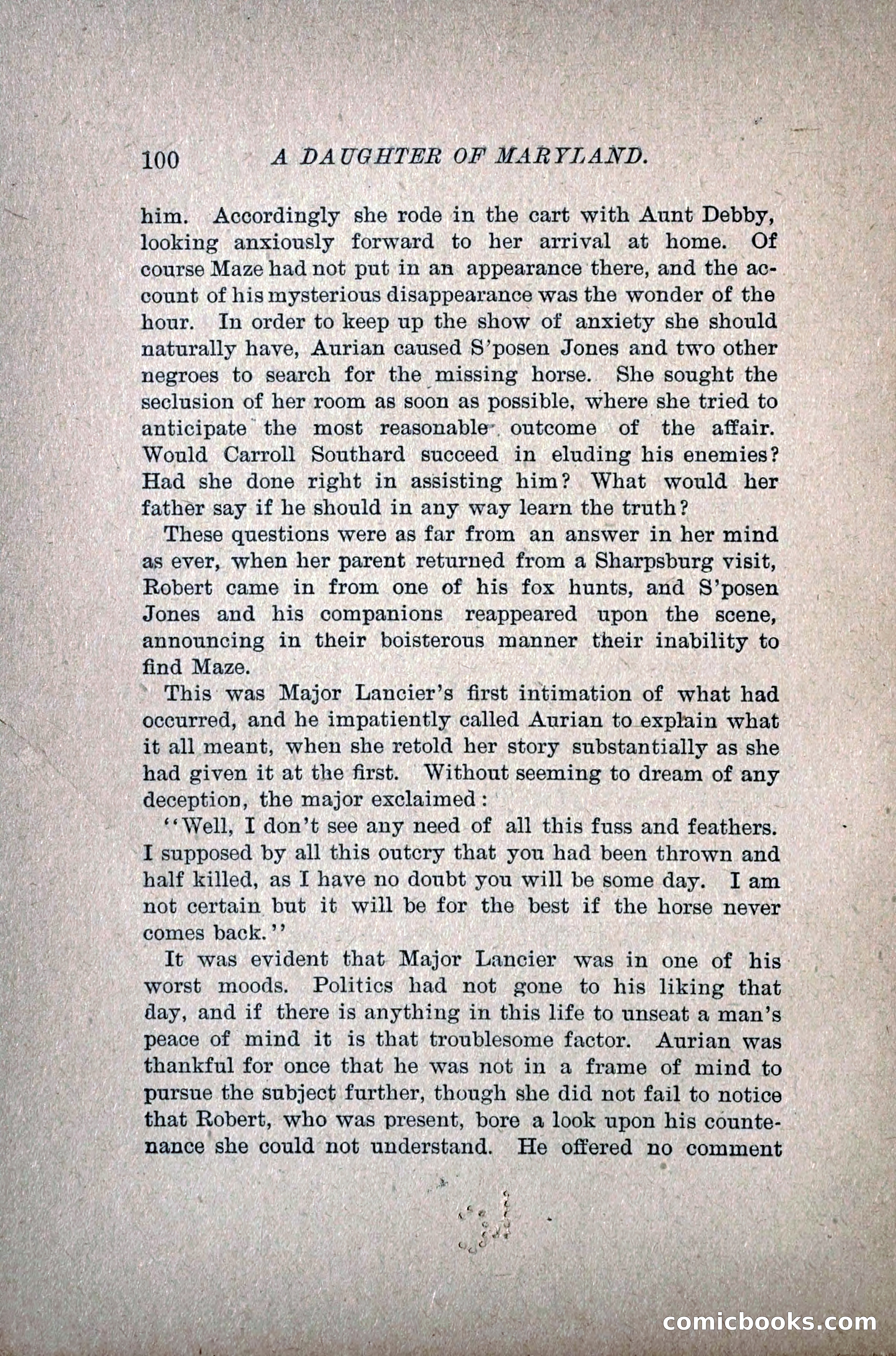 A Daughter of Maryland — page 119 of 215