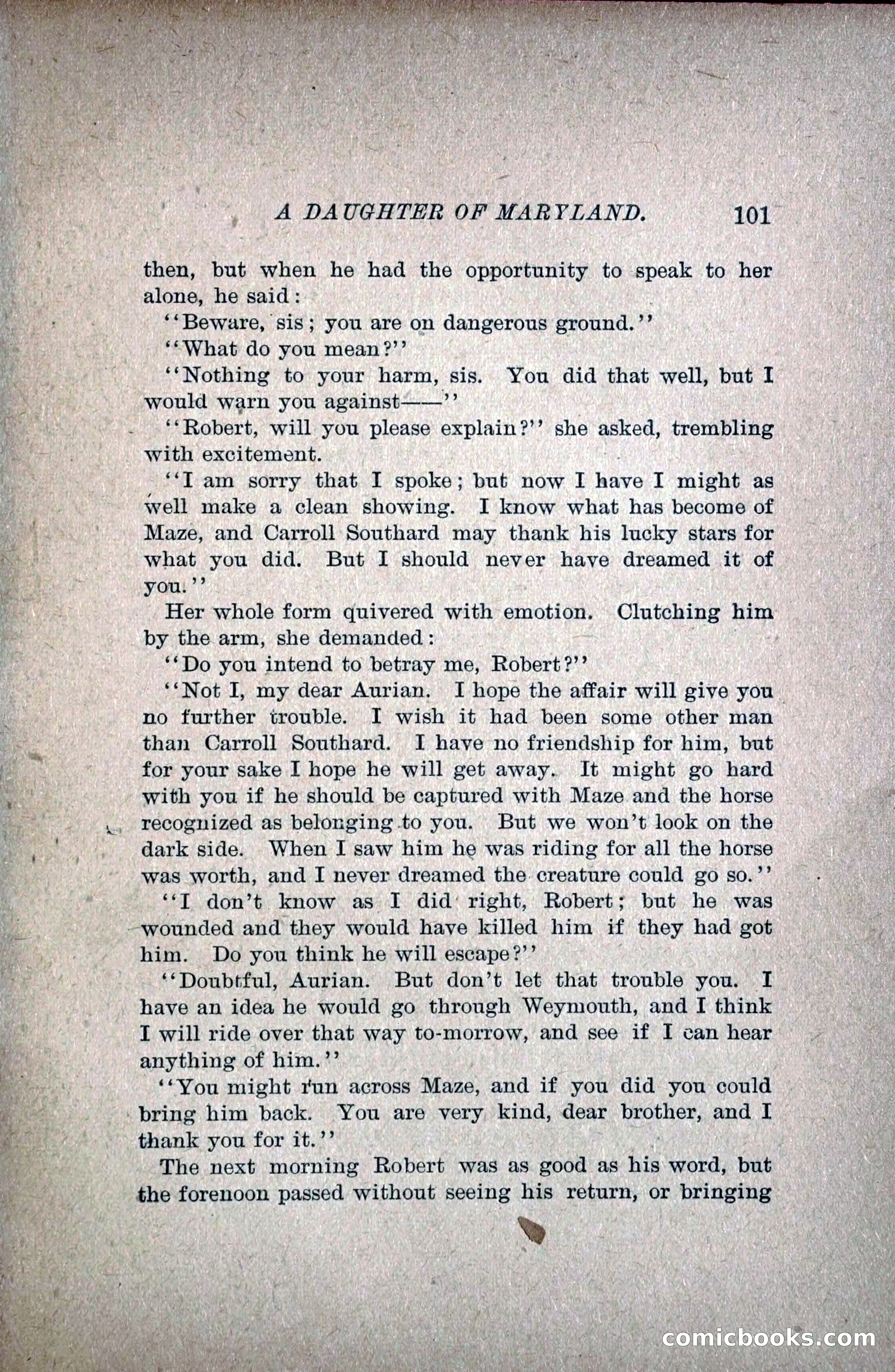 A Daughter of Maryland — page 120 of 215