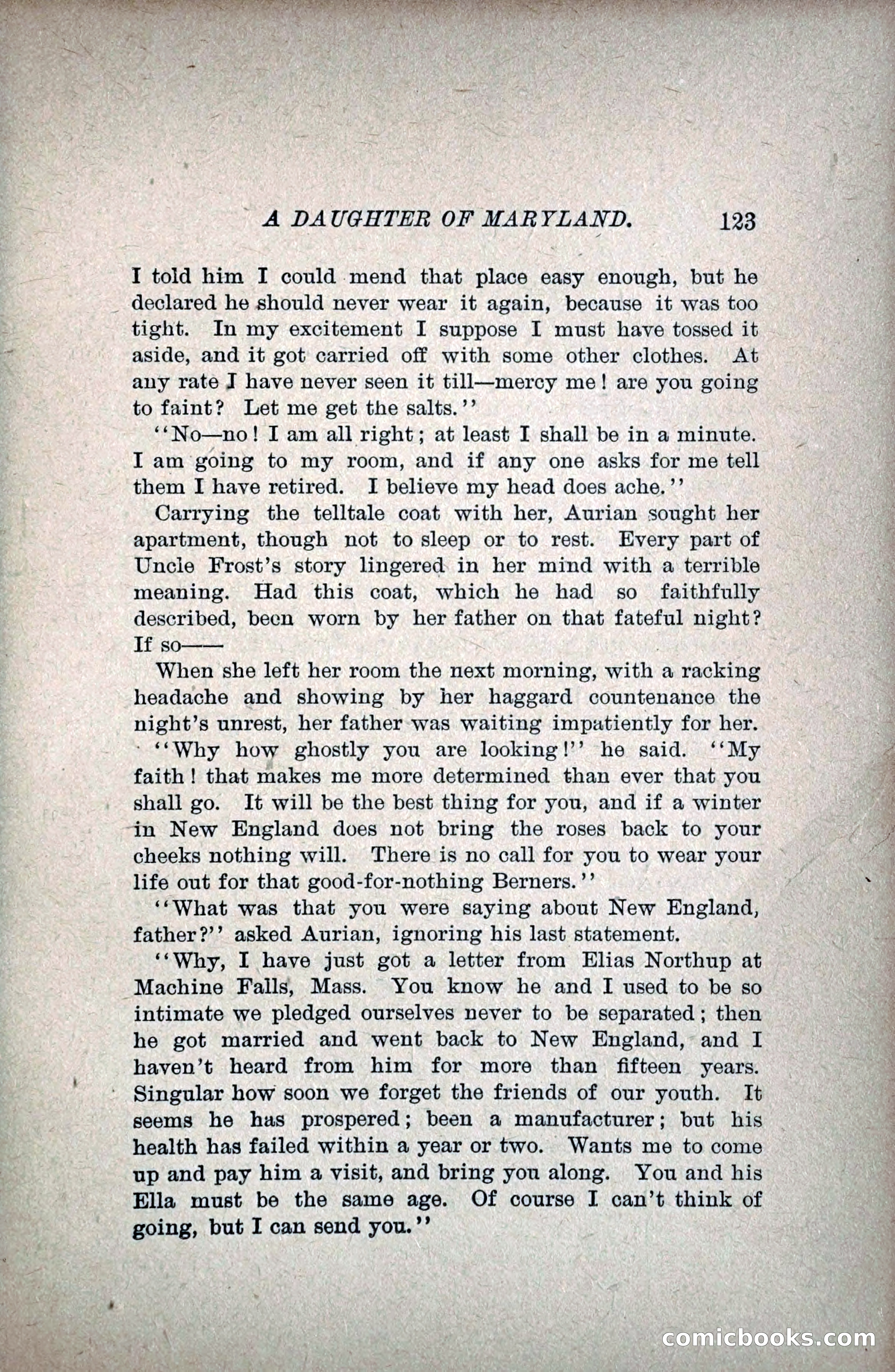 A Daughter of Maryland — page 144 of 215