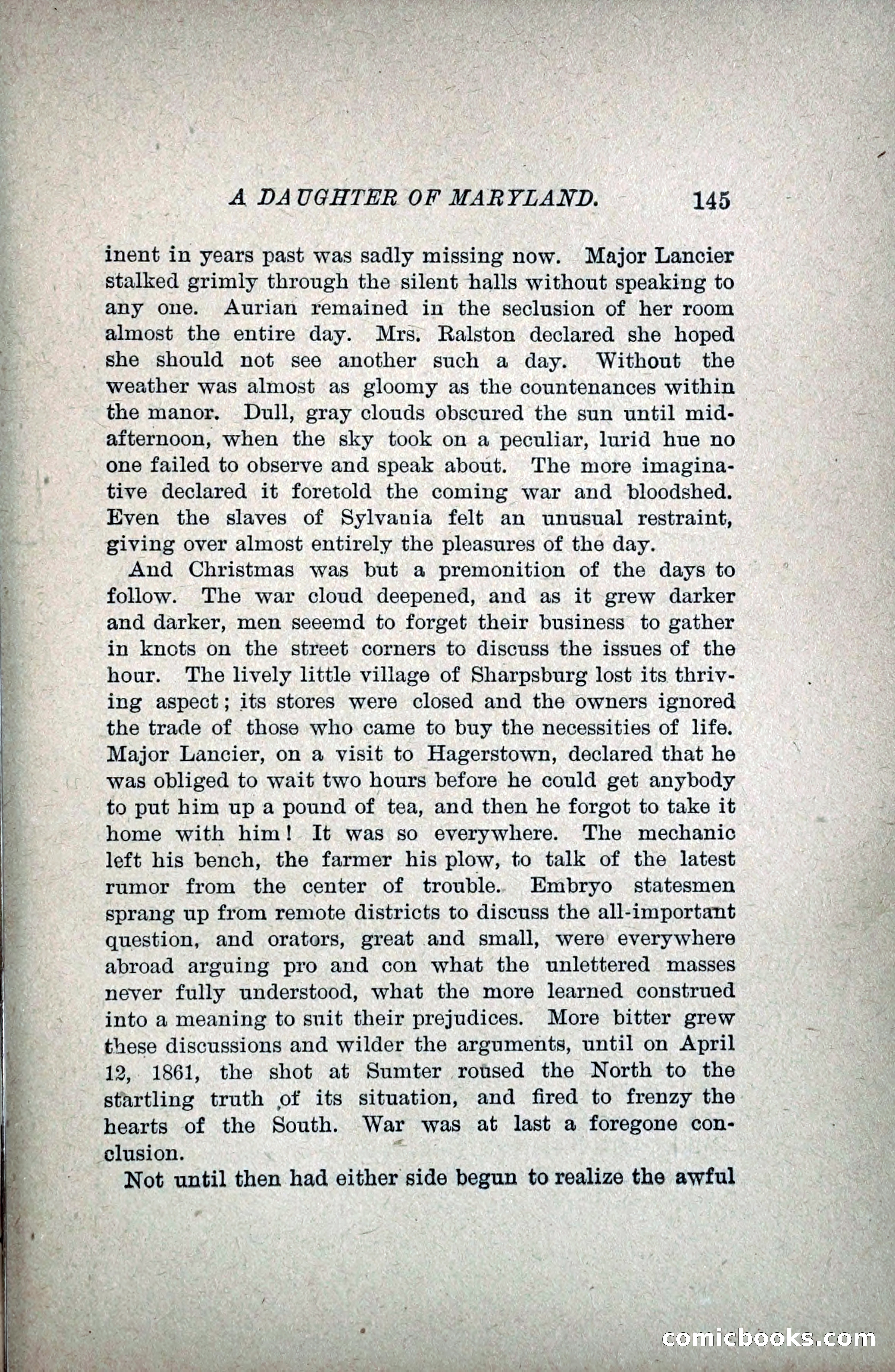 A Daughter of Maryland — page 168 of 215