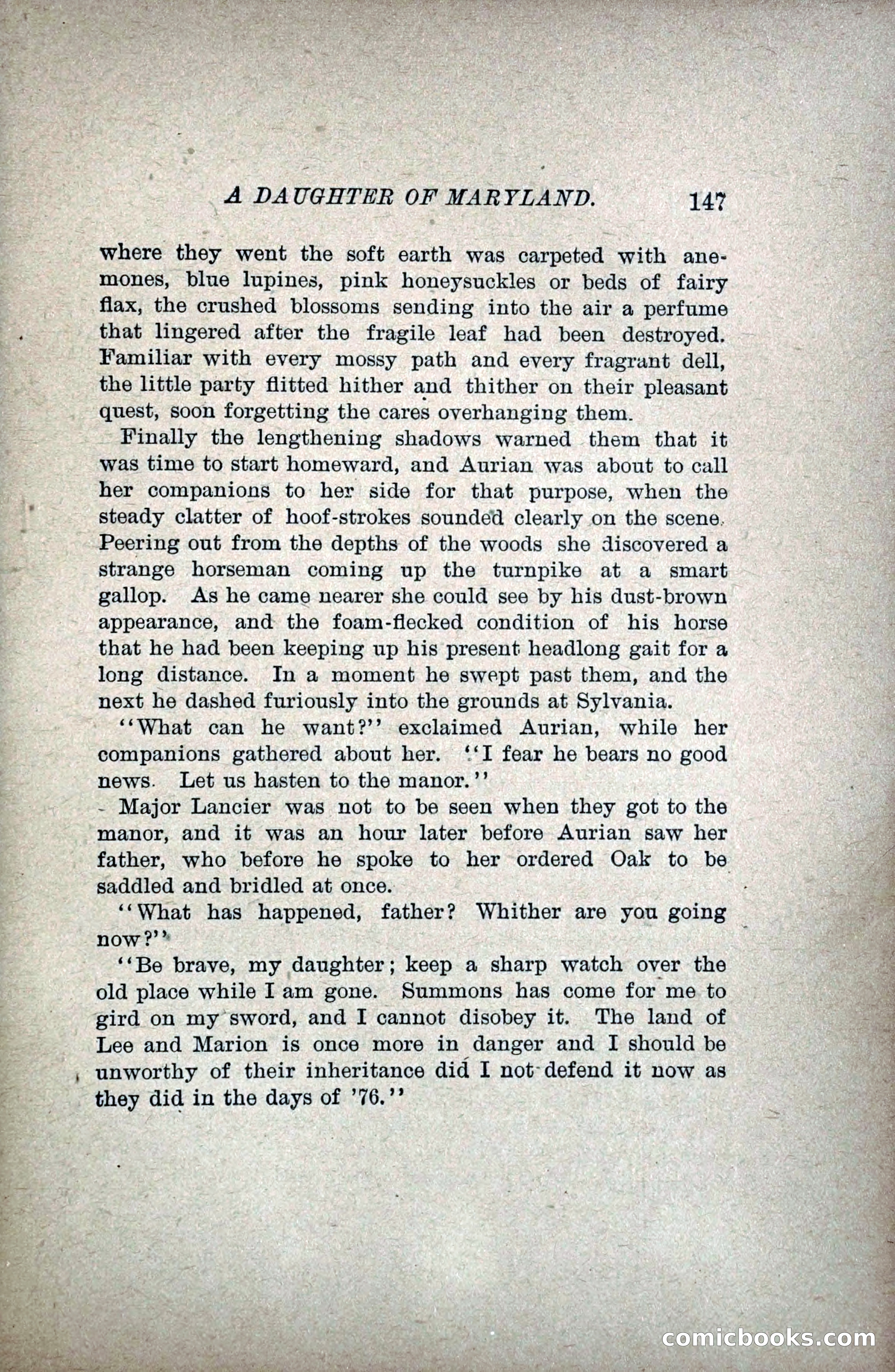 A Daughter of Maryland — page 170 of 215
