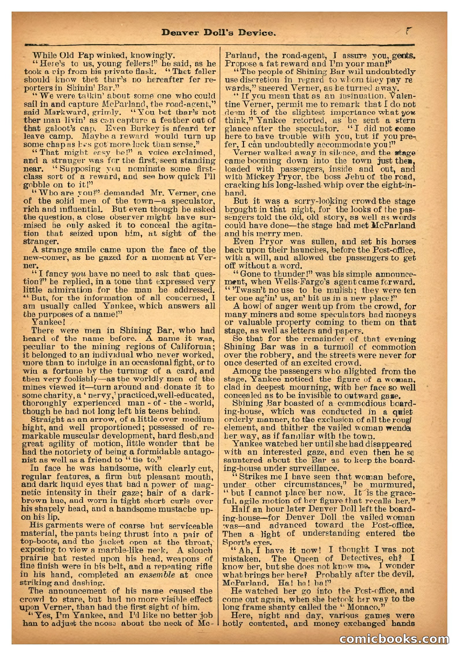 The Deadwood Dick Library: Denver Doll's Device — page 6 of 32
