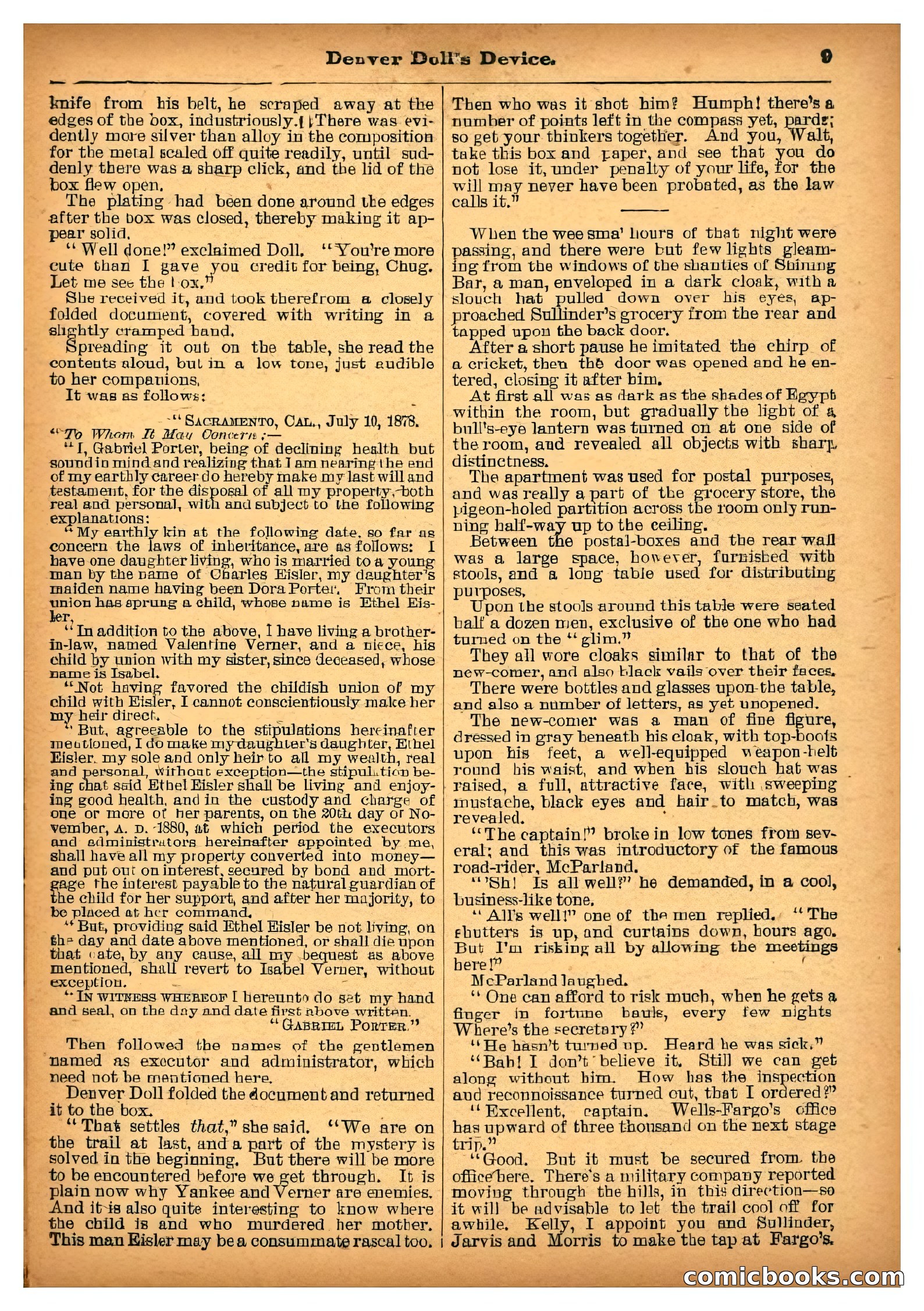 The Deadwood Dick Library: Denver Doll's Device — page 10 of 32
