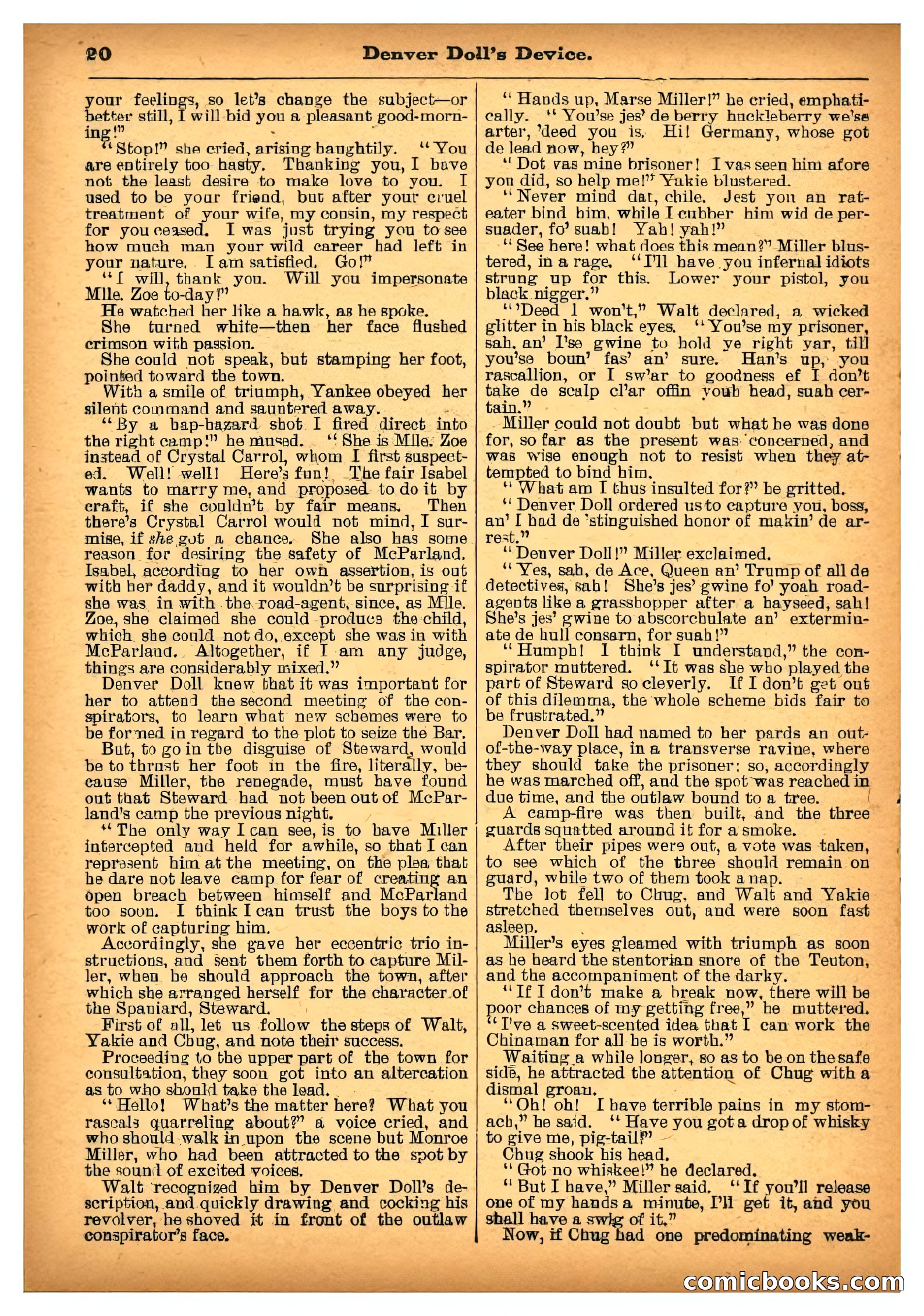 The Deadwood Dick Library: Denver Doll's Device — page 21 of 32