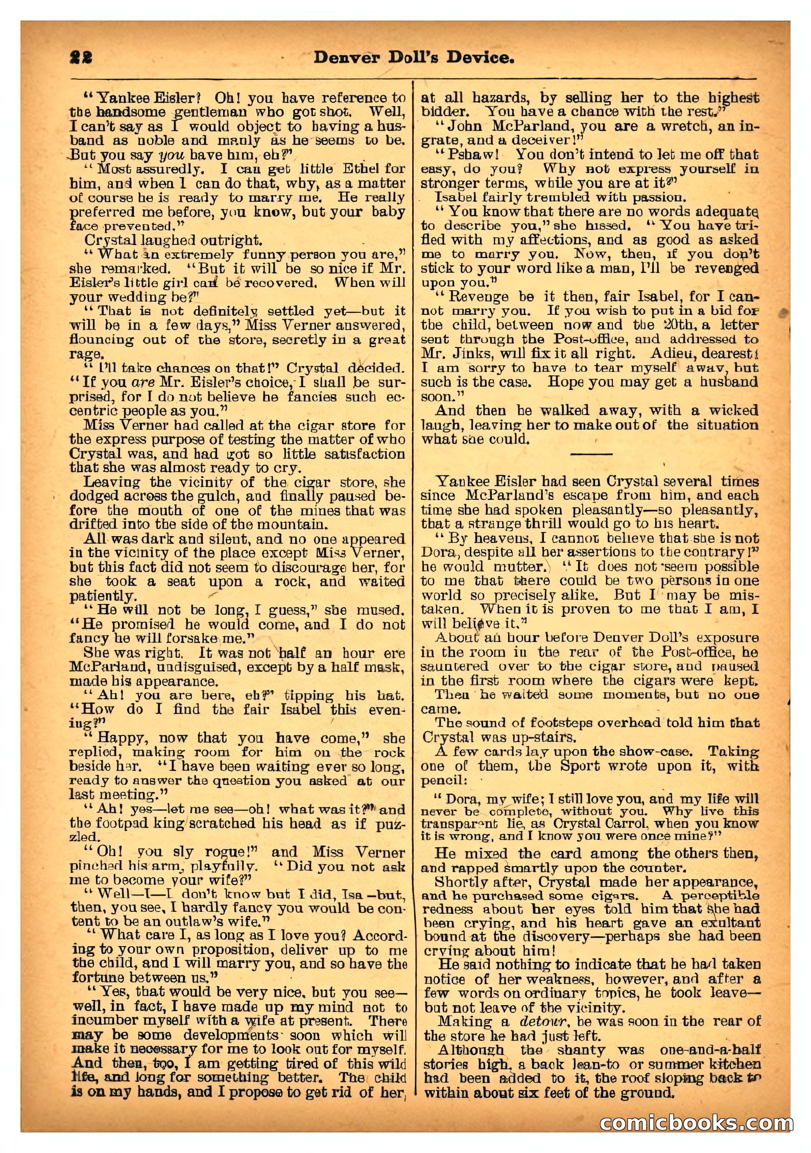 The Deadwood Dick Library: Denver Doll's Device — page 23 of 32