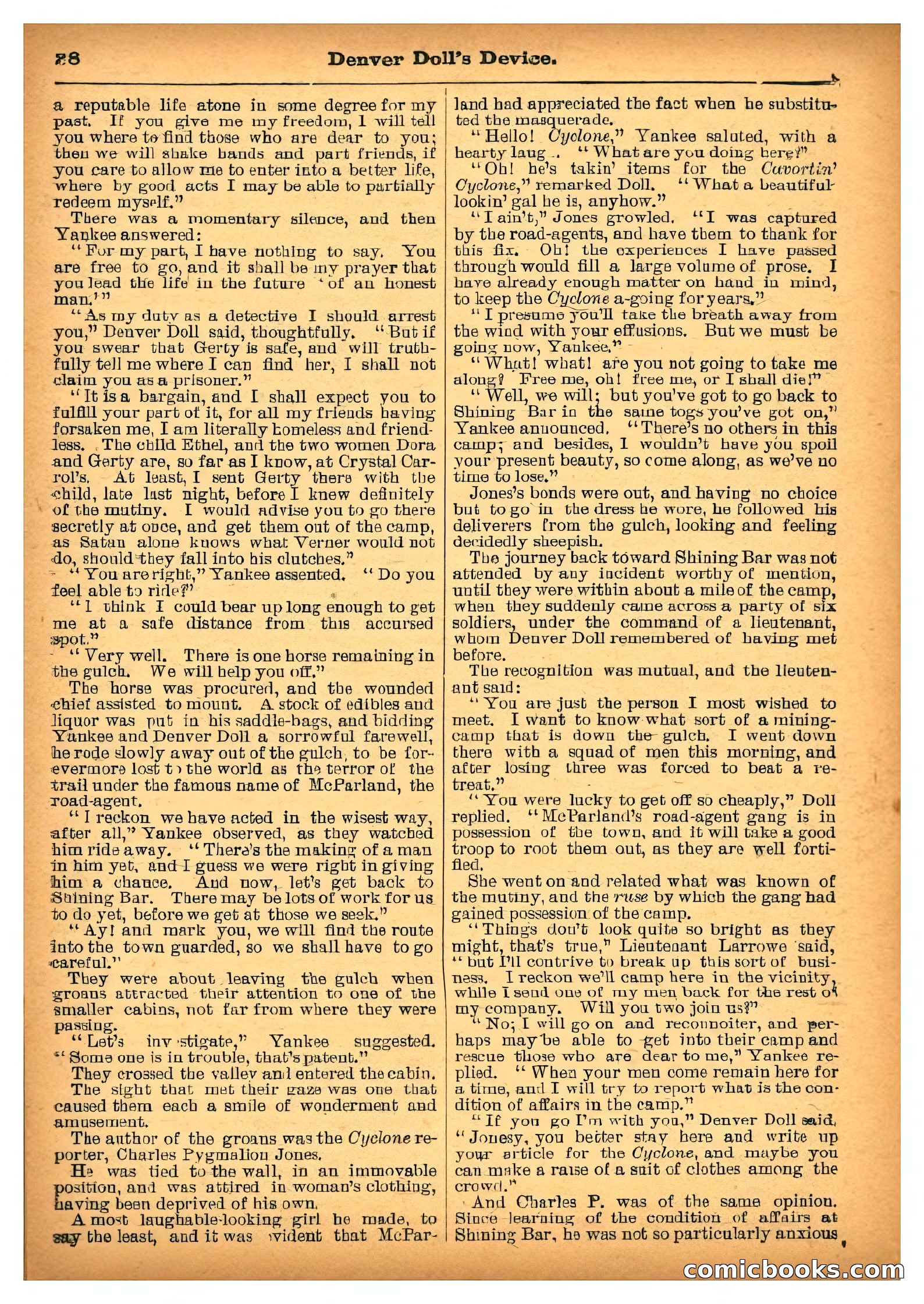 The Deadwood Dick Library: Denver Doll's Device — page 29 of 32