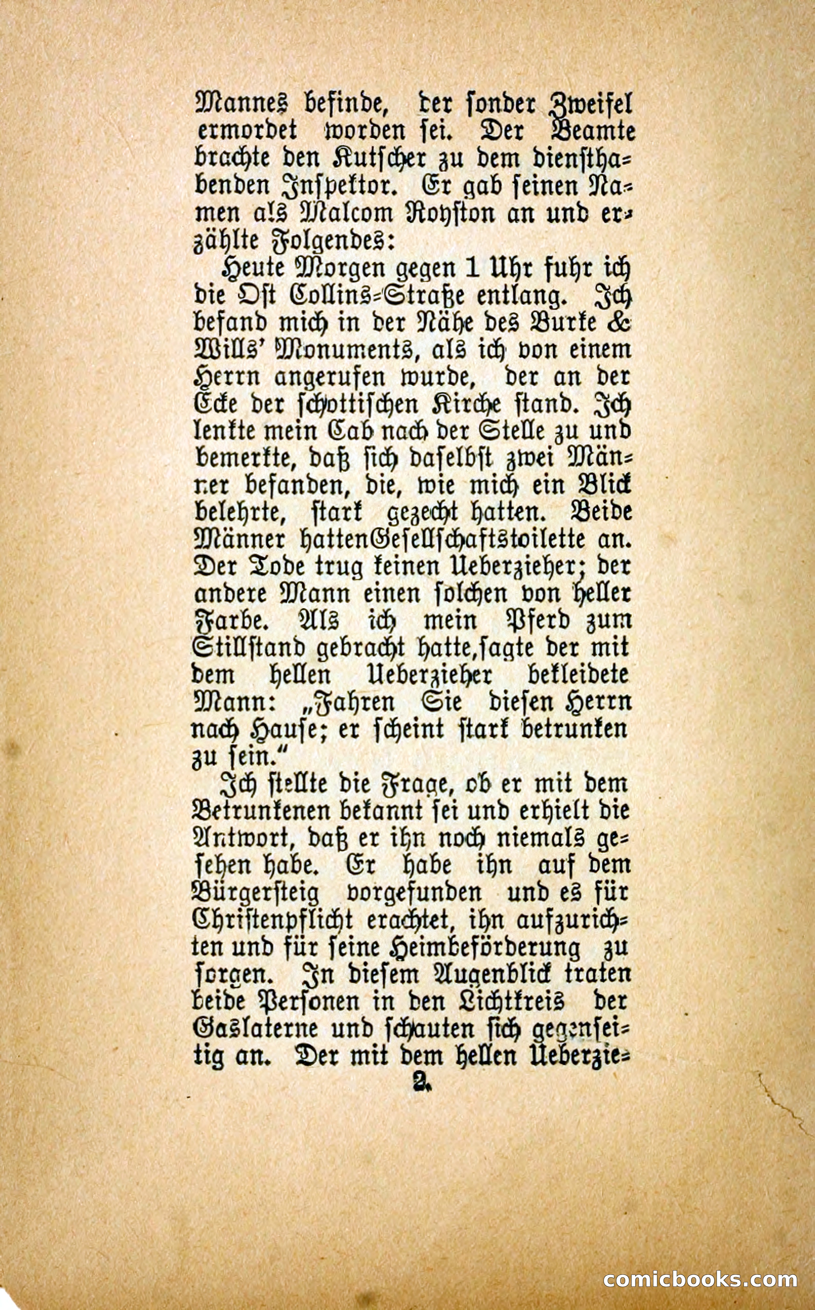 Der mord in der droschke (The Mystery of a Hansom Cab) — page 11 of 239