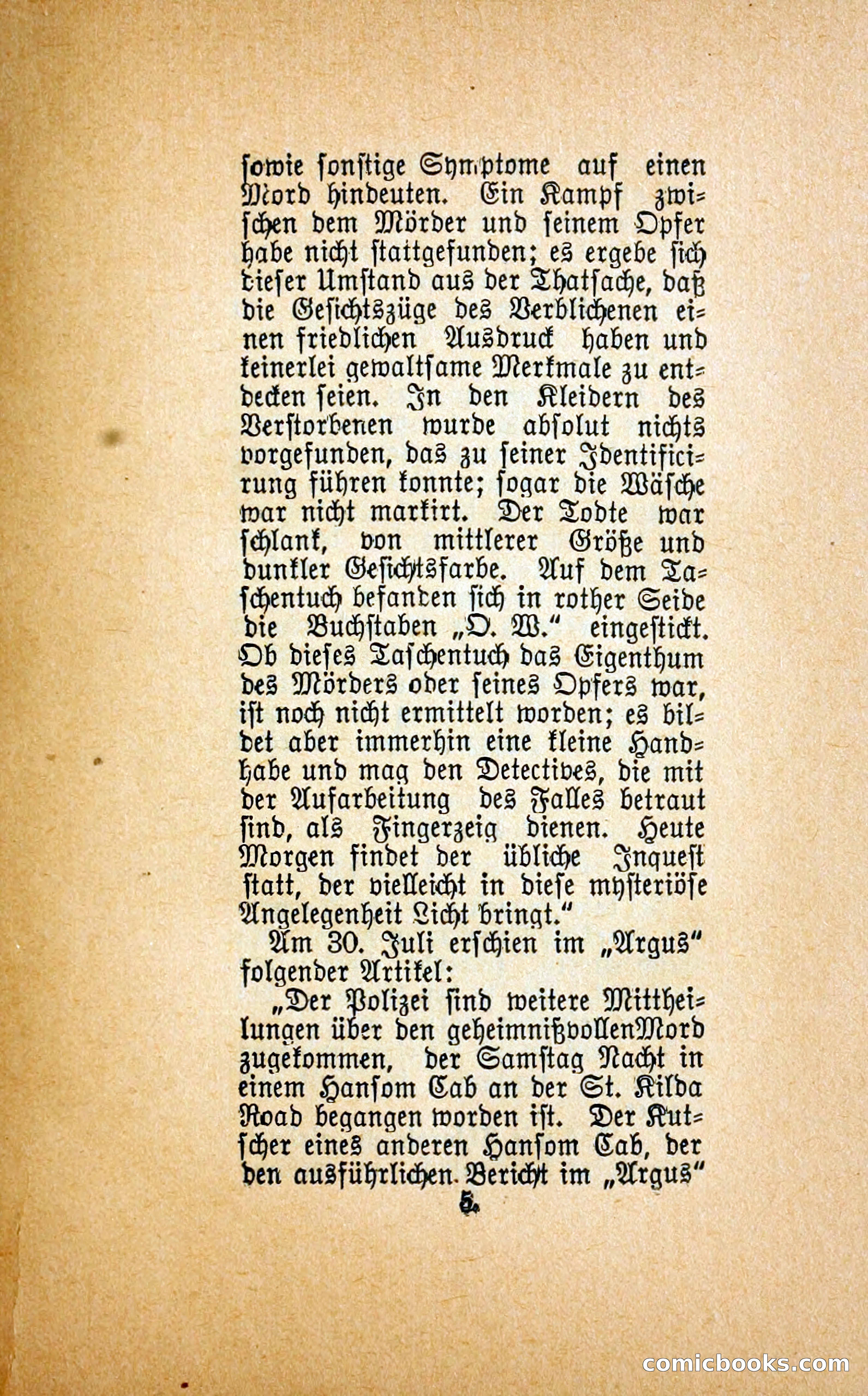 Der mord in der droschke (The Mystery of a Hansom Cab) — page 14 of 239