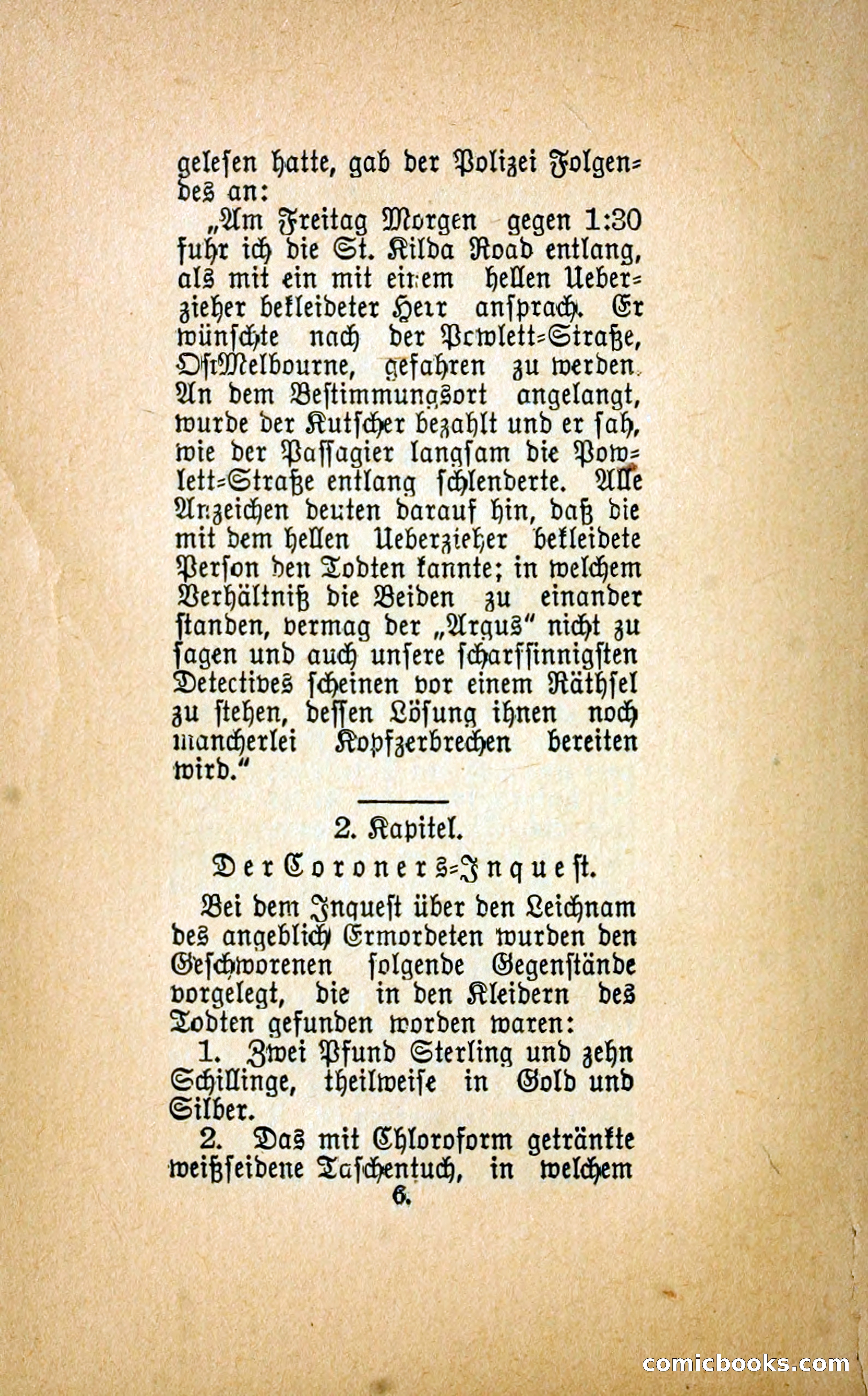 Der mord in der droschke (The Mystery of a Hansom Cab) — page 15 of 239