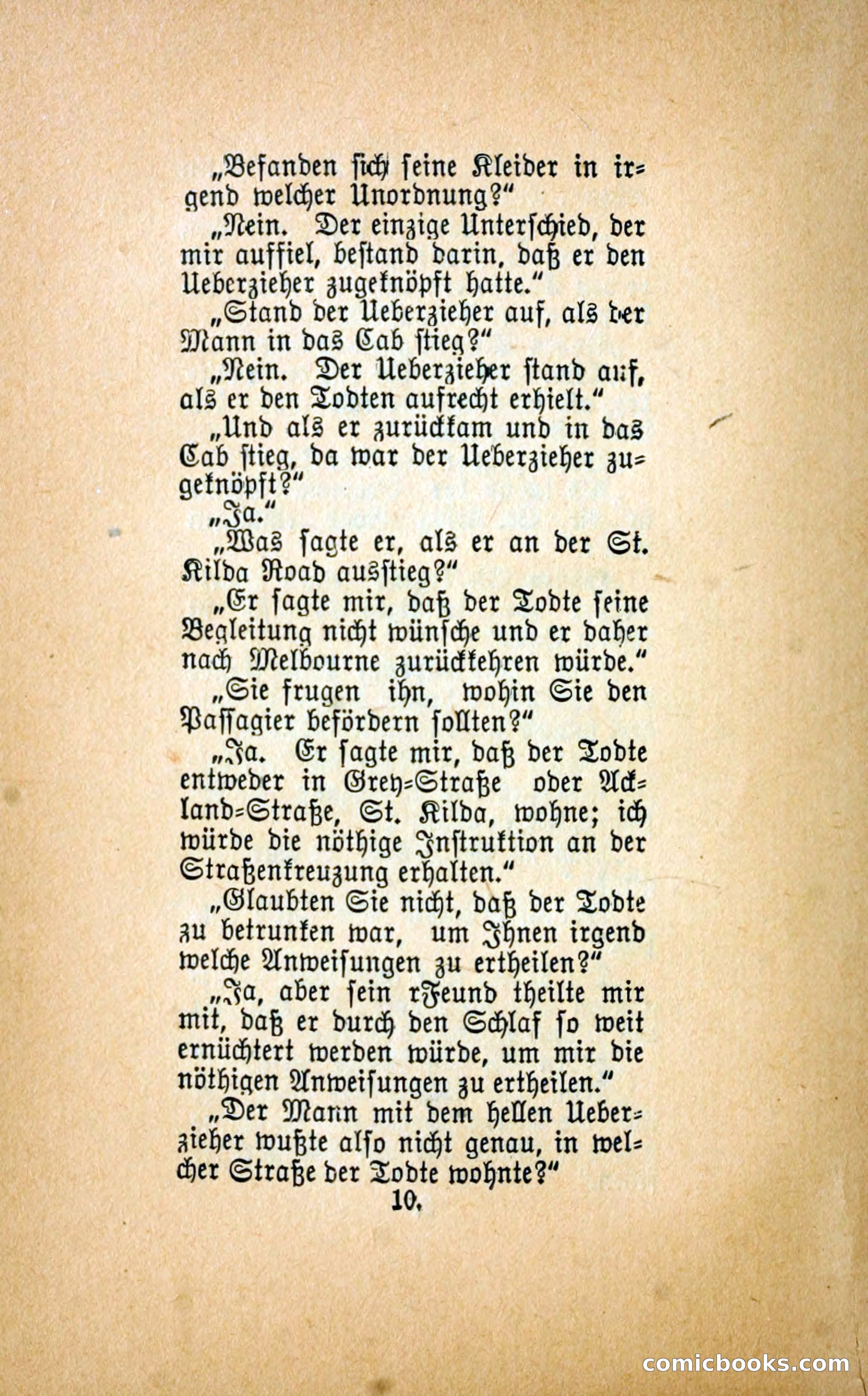Der mord in der droschke (The Mystery of a Hansom Cab) — page 19 of 239