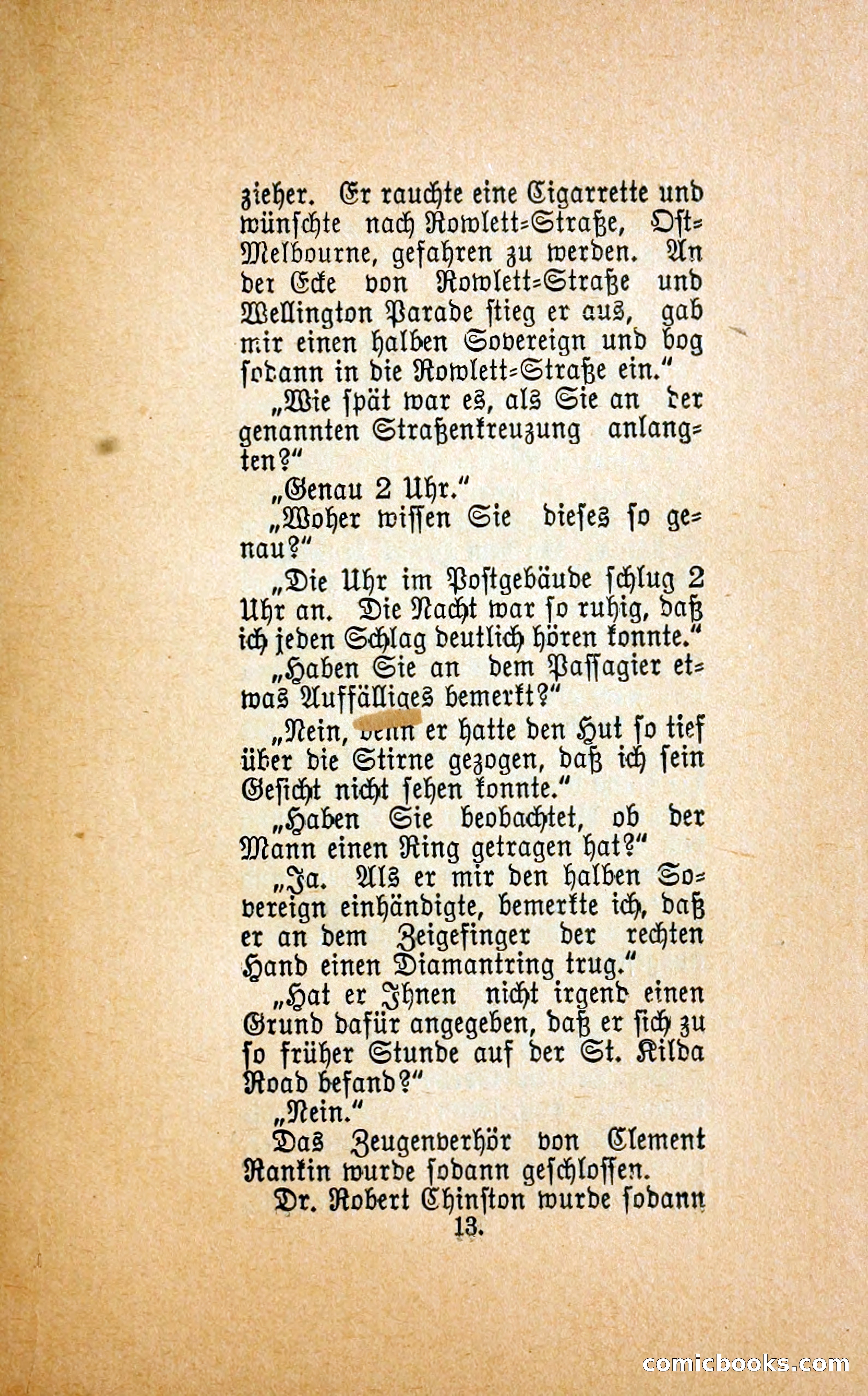 Der mord in der droschke (The Mystery of a Hansom Cab) — page 22 of 239