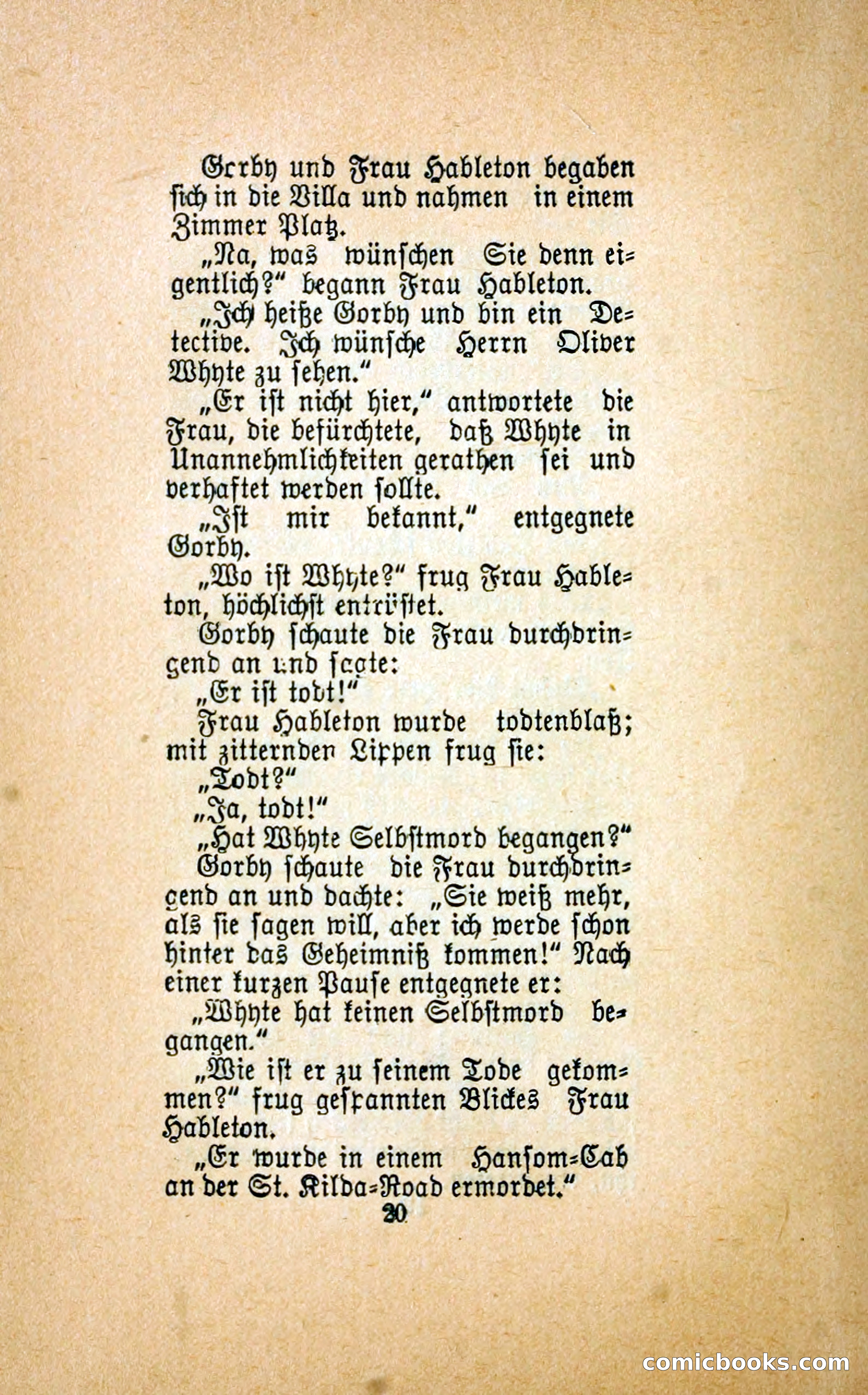 Der mord in der droschke (The Mystery of a Hansom Cab) — page 29 of 239