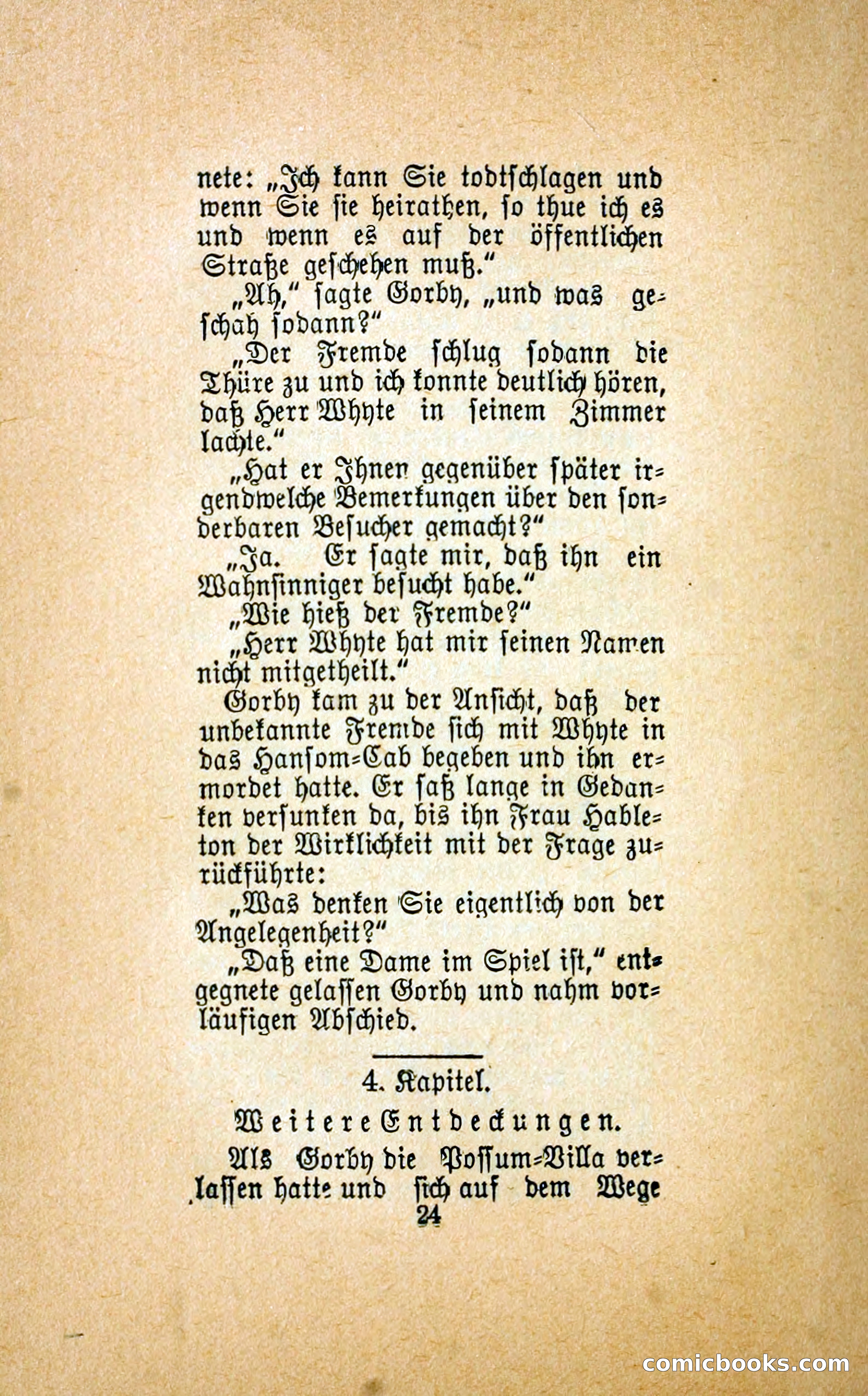 Der mord in der droschke (The Mystery of a Hansom Cab) — page 33 of 239