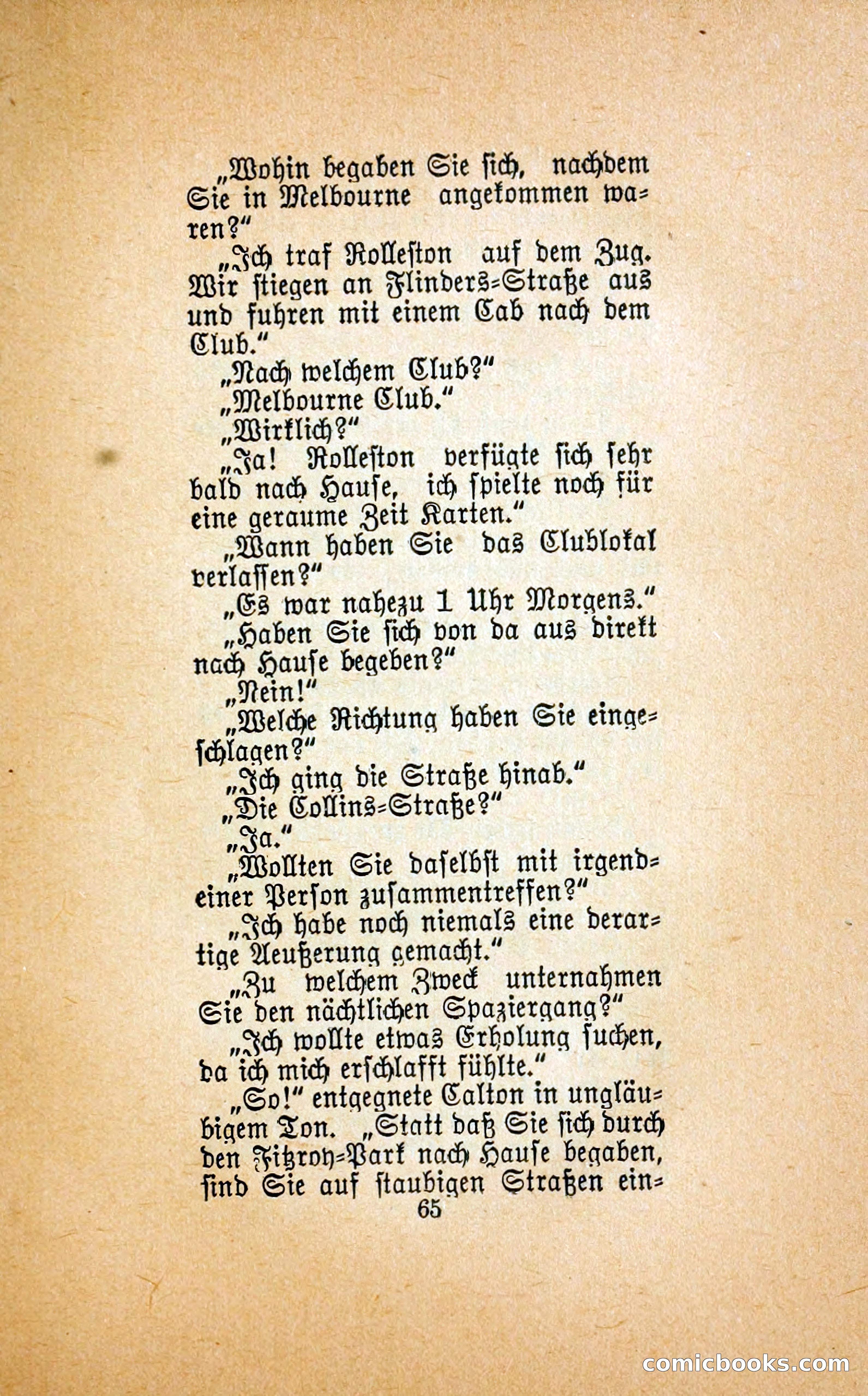 Der mord in der droschke (The Mystery of a Hansom Cab) — page 74 of 239