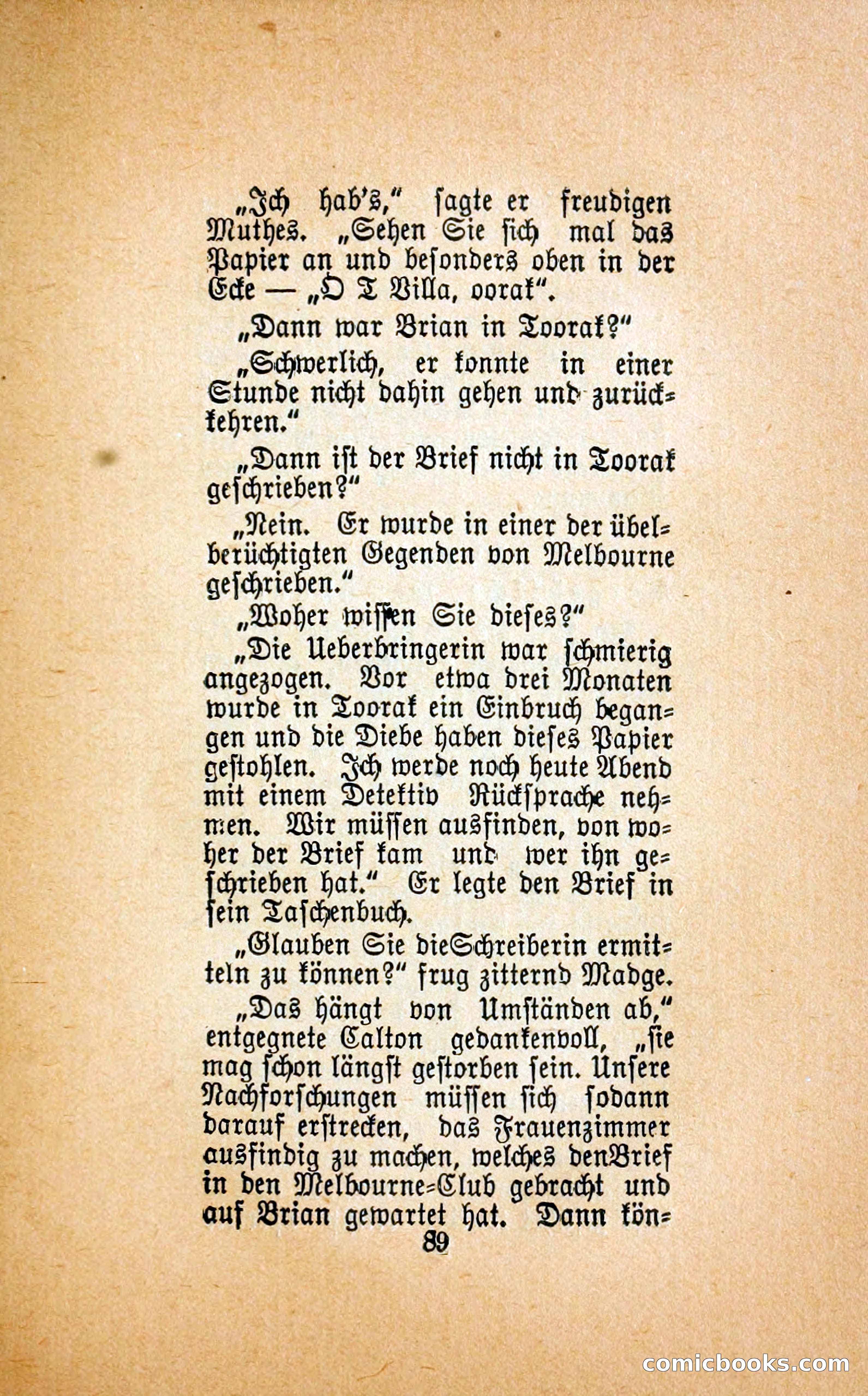 Der mord in der droschke (The Mystery of a Hansom Cab) — page 98 of 239
