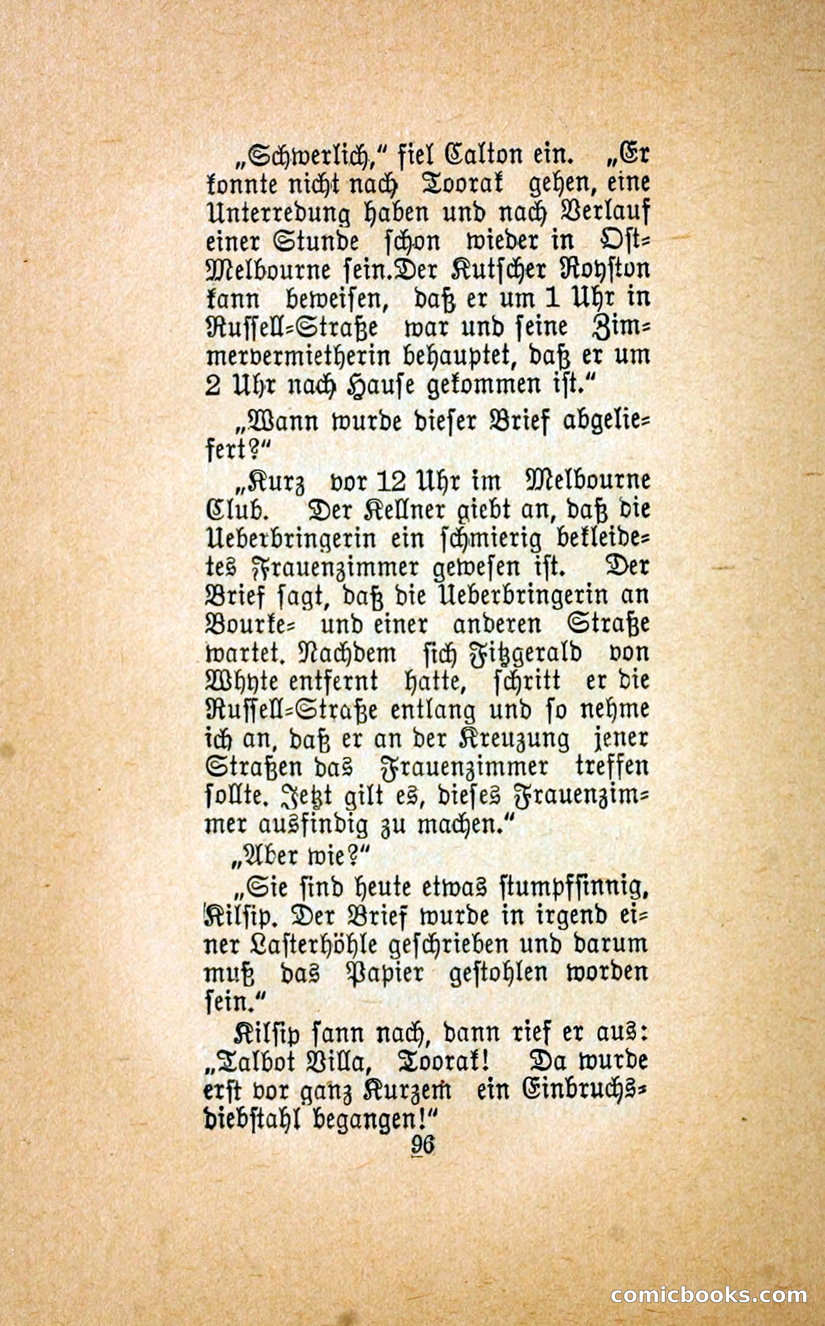 Der mord in der droschke (The Mystery of a Hansom Cab) — page 105 of 239