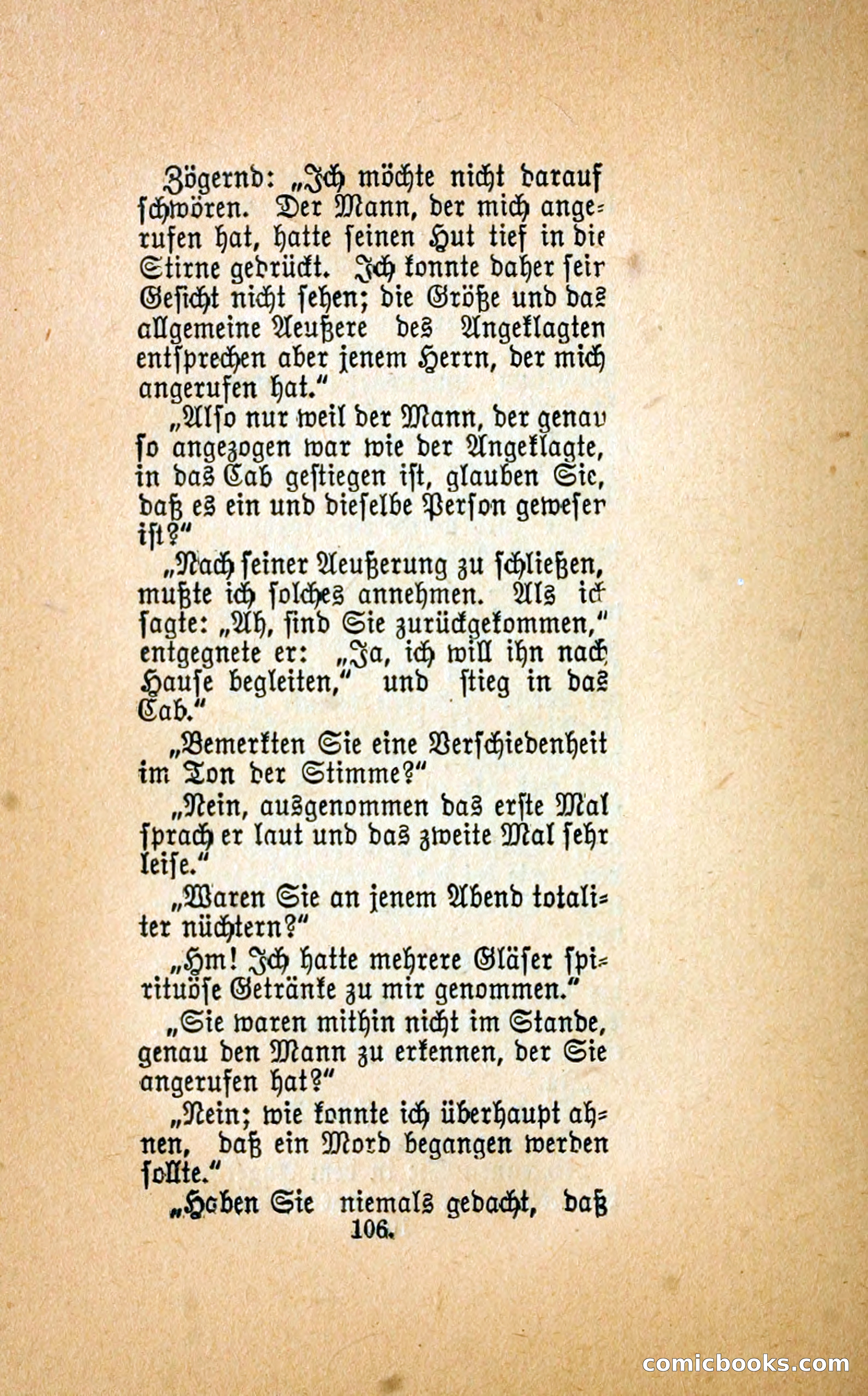 Der mord in der droschke (The Mystery of a Hansom Cab) — page 115 of 239