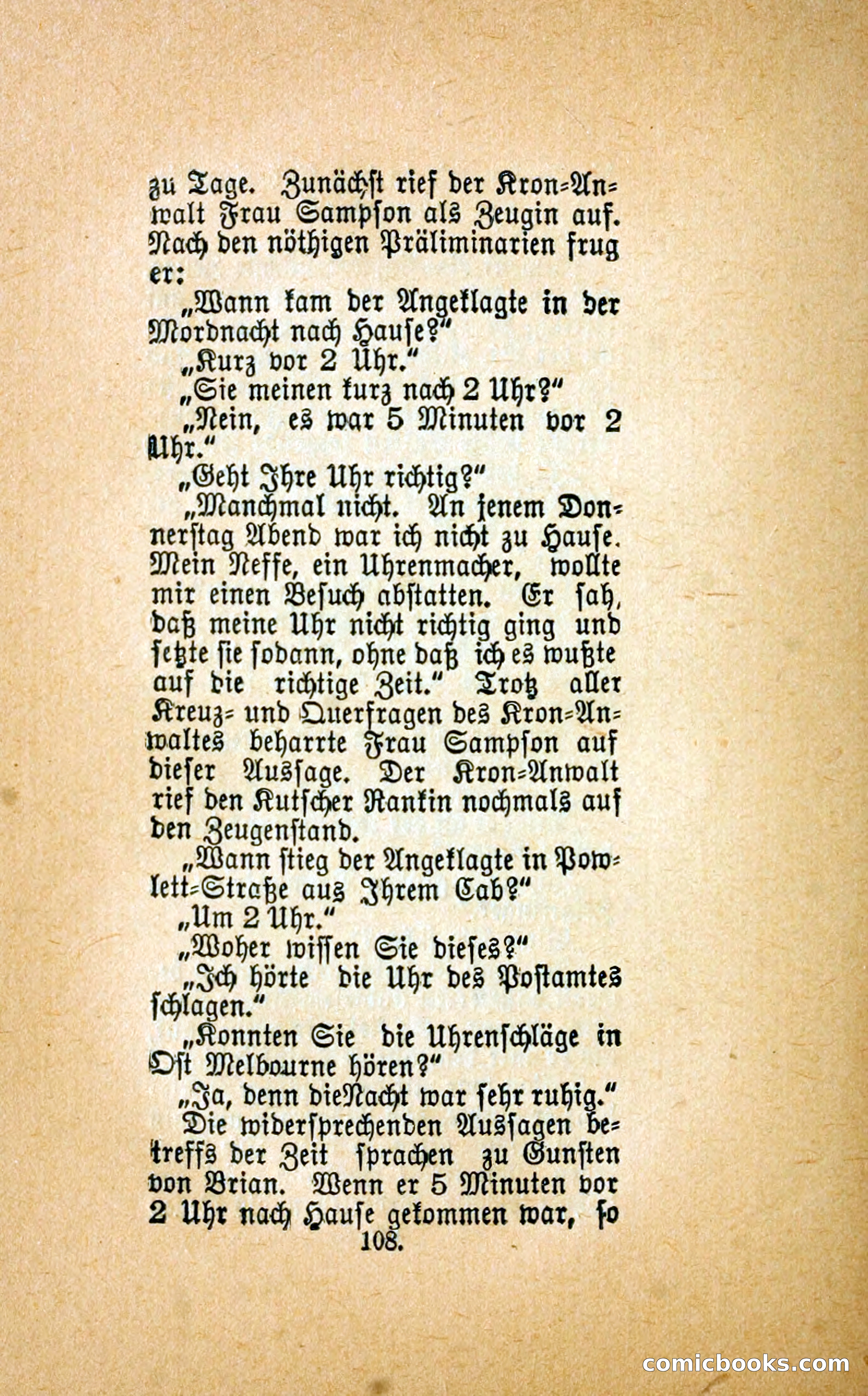 Der mord in der droschke (The Mystery of a Hansom Cab) — page 117 of 239