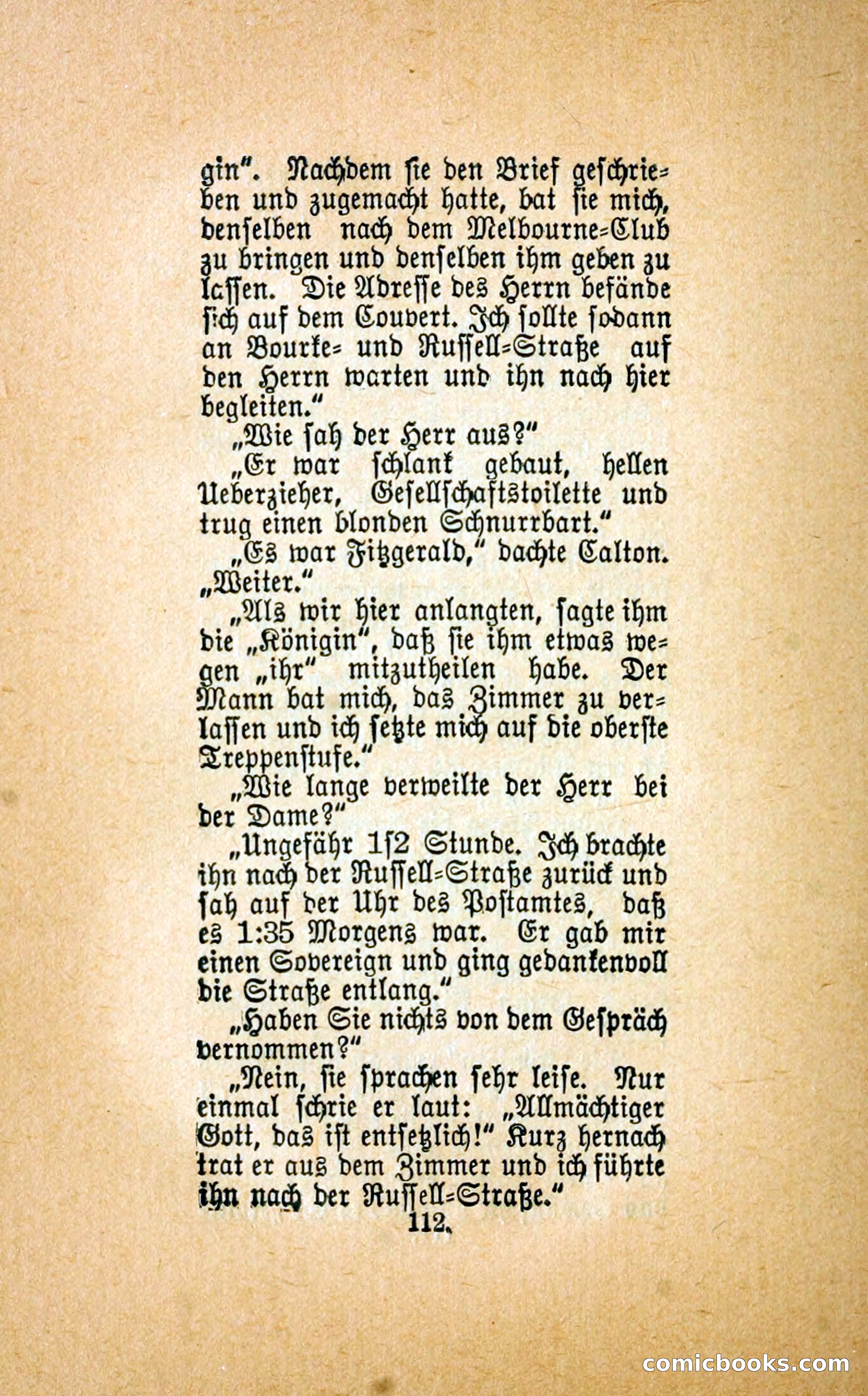 Der mord in der droschke (The Mystery of a Hansom Cab) — page 121 of 239