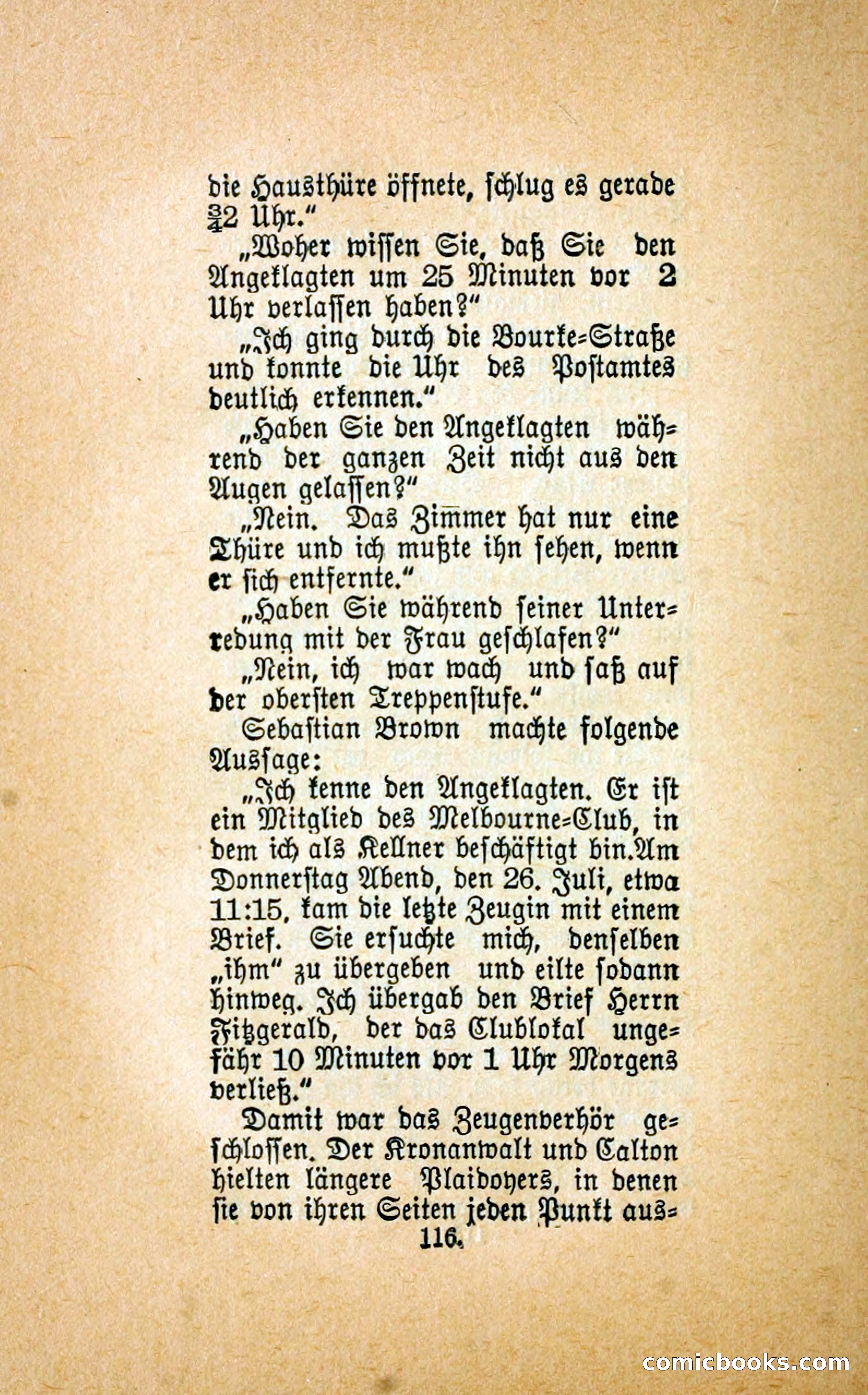 Der mord in der droschke (The Mystery of a Hansom Cab) — page 125 of 239