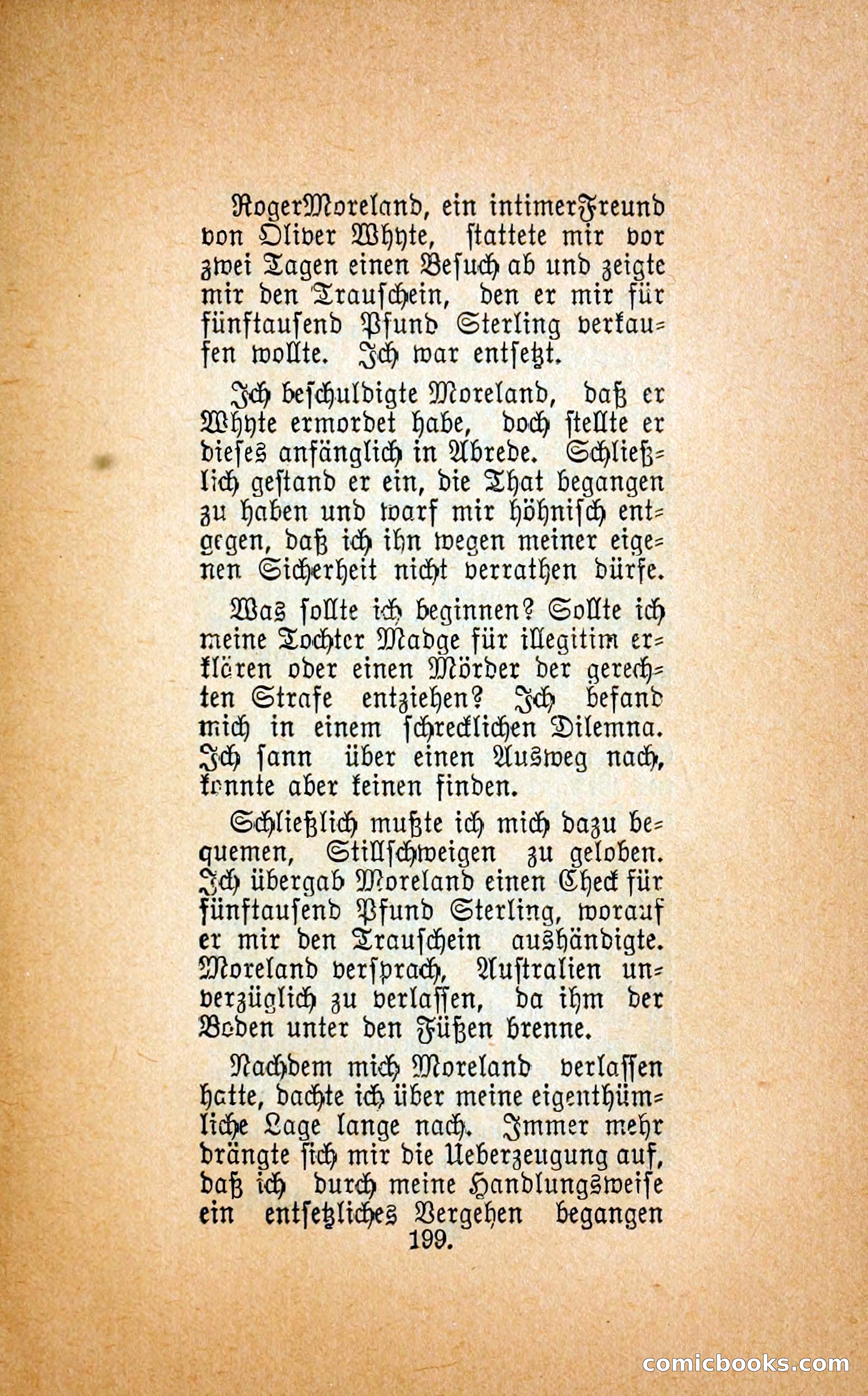 Der mord in der droschke (The Mystery of a Hansom Cab) — page 208 of 239