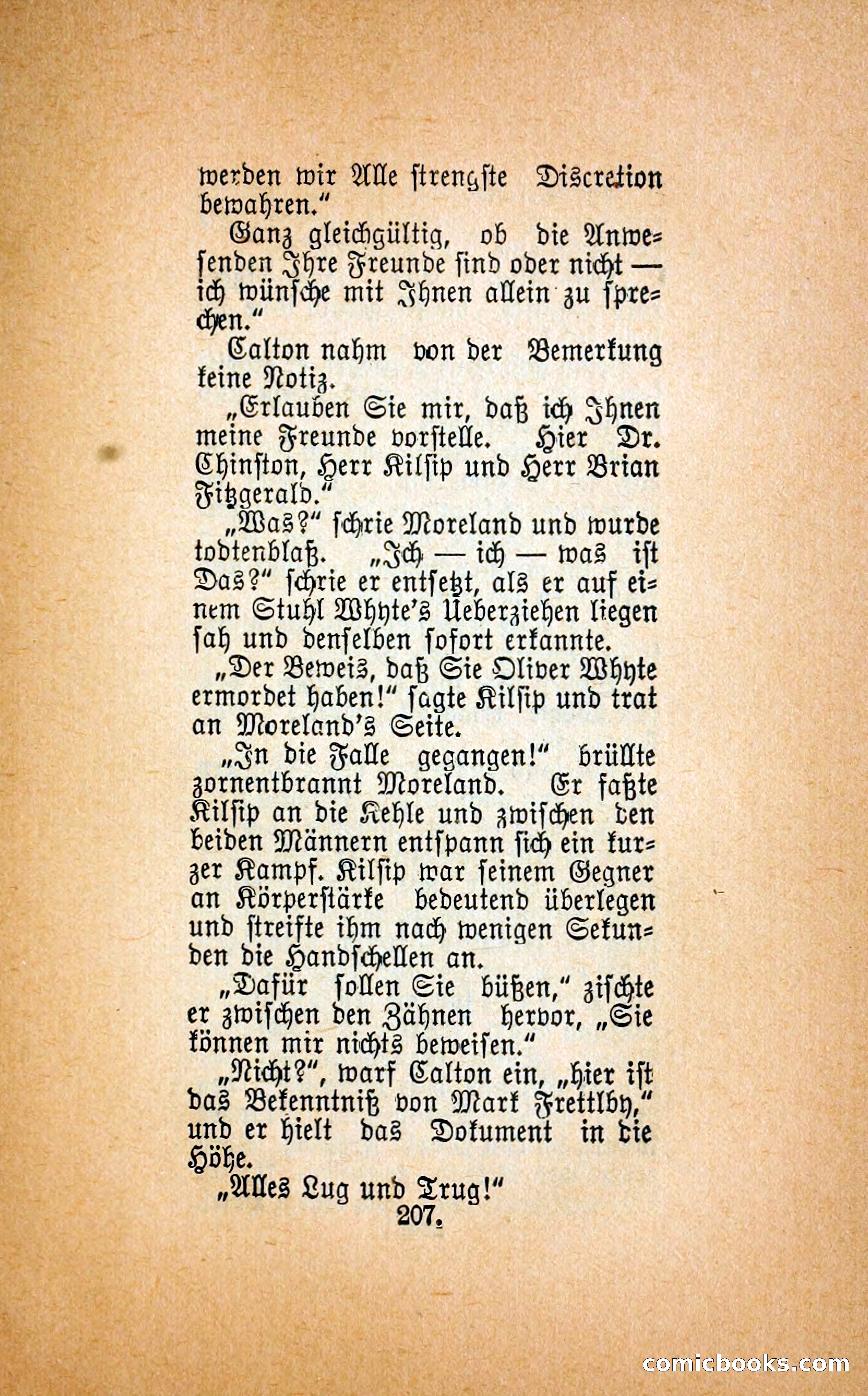 Der mord in der droschke (The Mystery of a Hansom Cab) — page 216 of 239