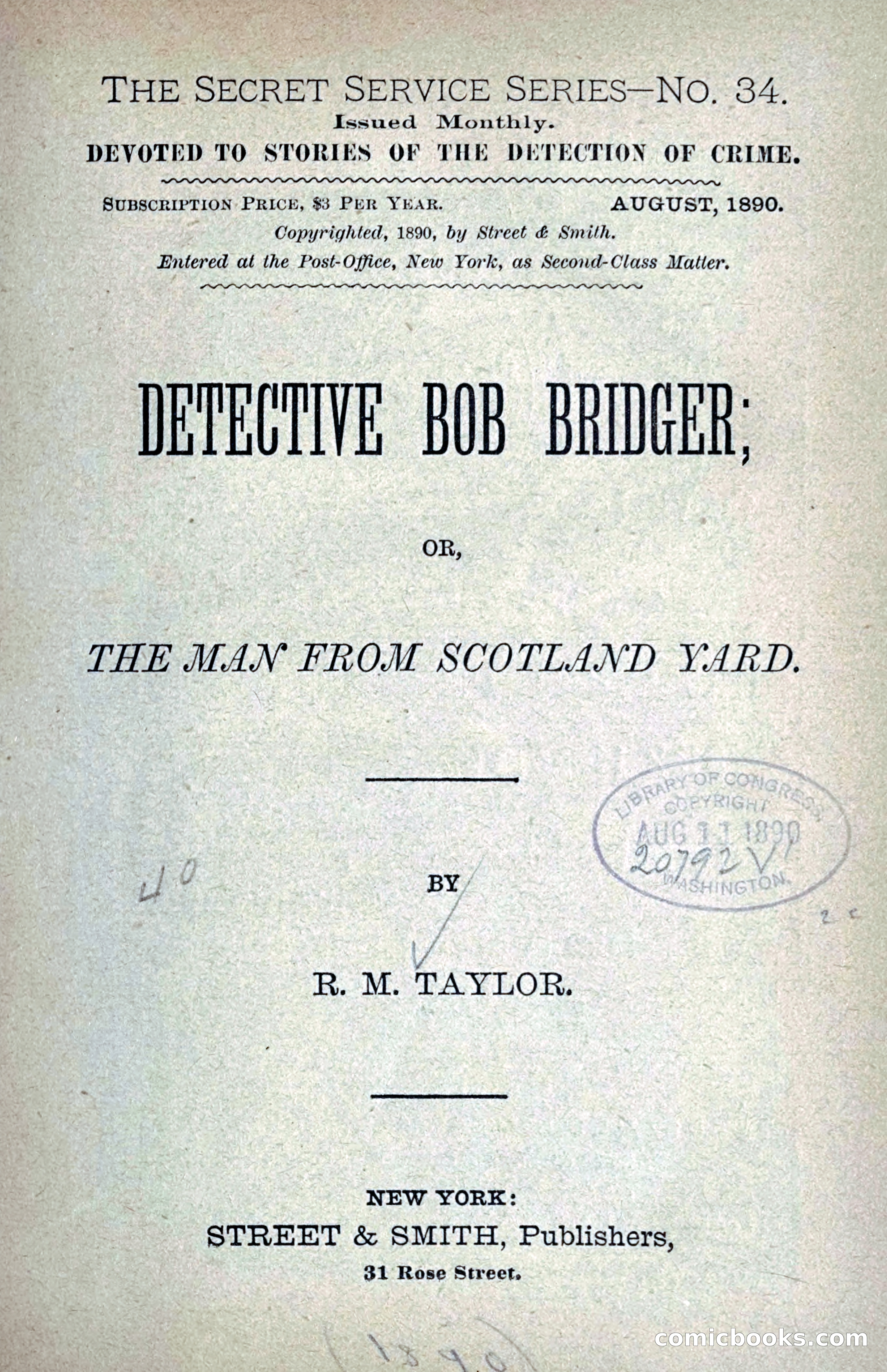 Detective Bob Bridger — page 12 of 263