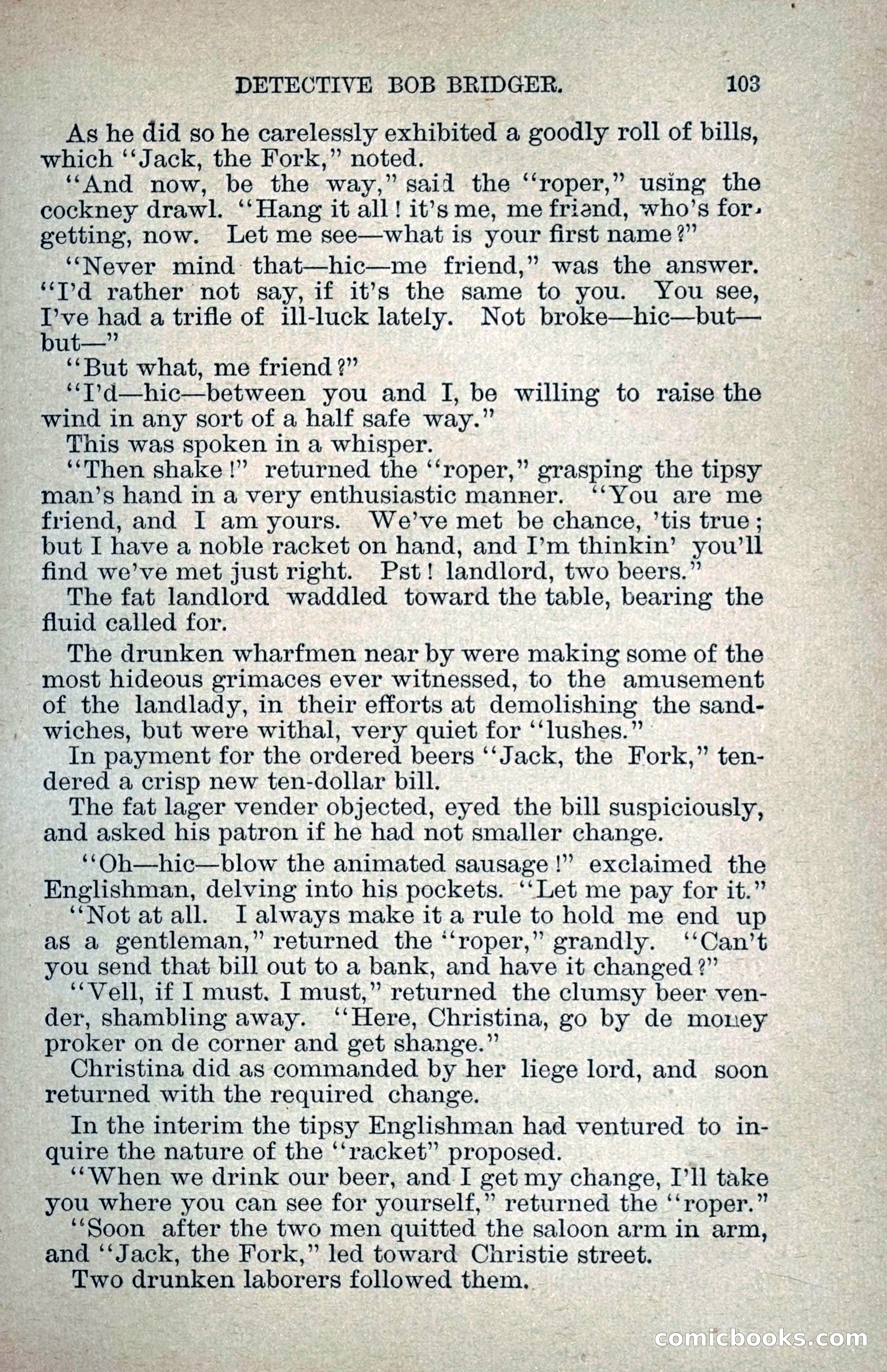 Detective Bob Bridger — page 110 of 263