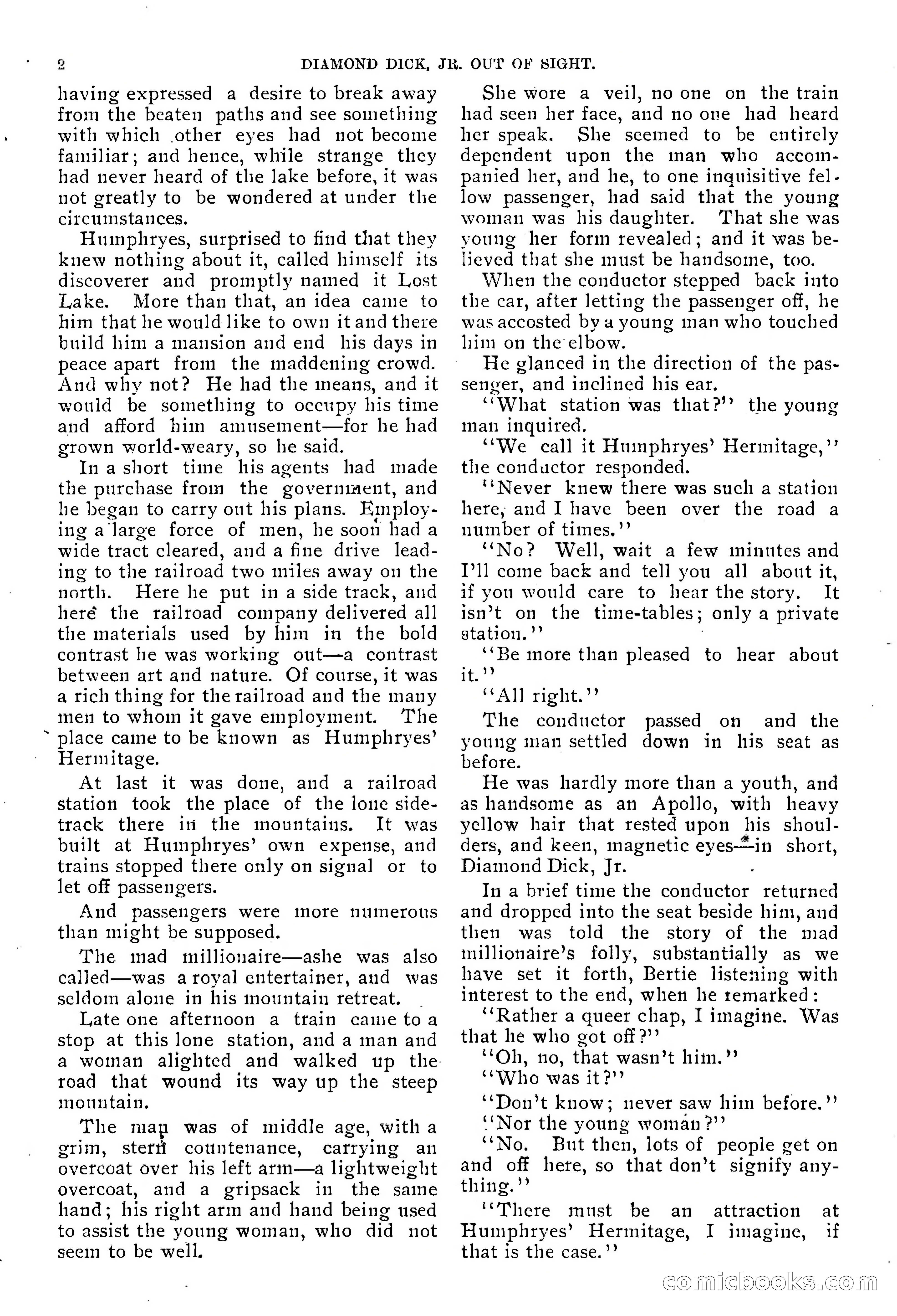 Diamond Dick, Jr.: The Boys' Best Weekly — page 4 of 37