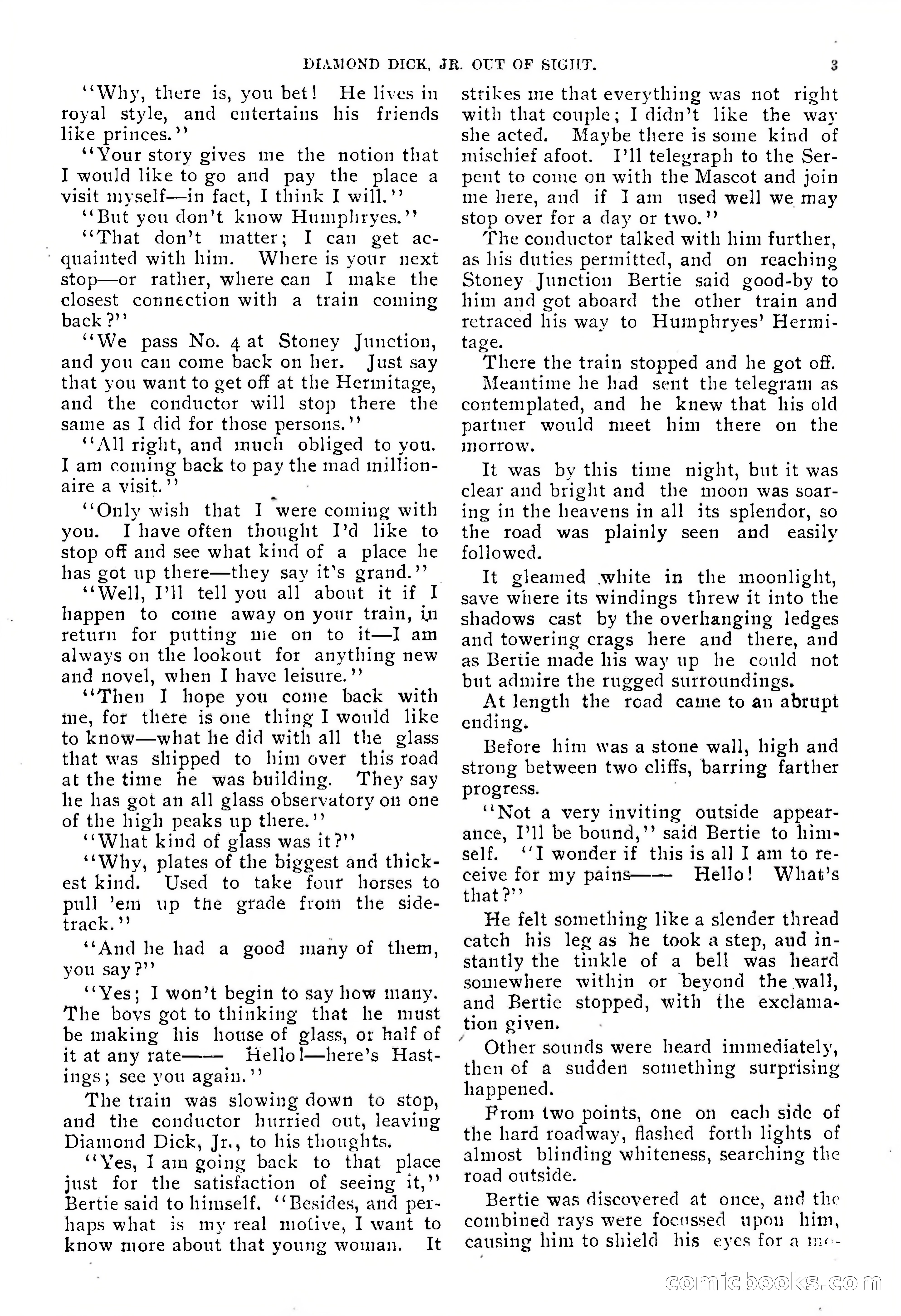Diamond Dick, Jr.: The Boys' Best Weekly — page 5 of 37