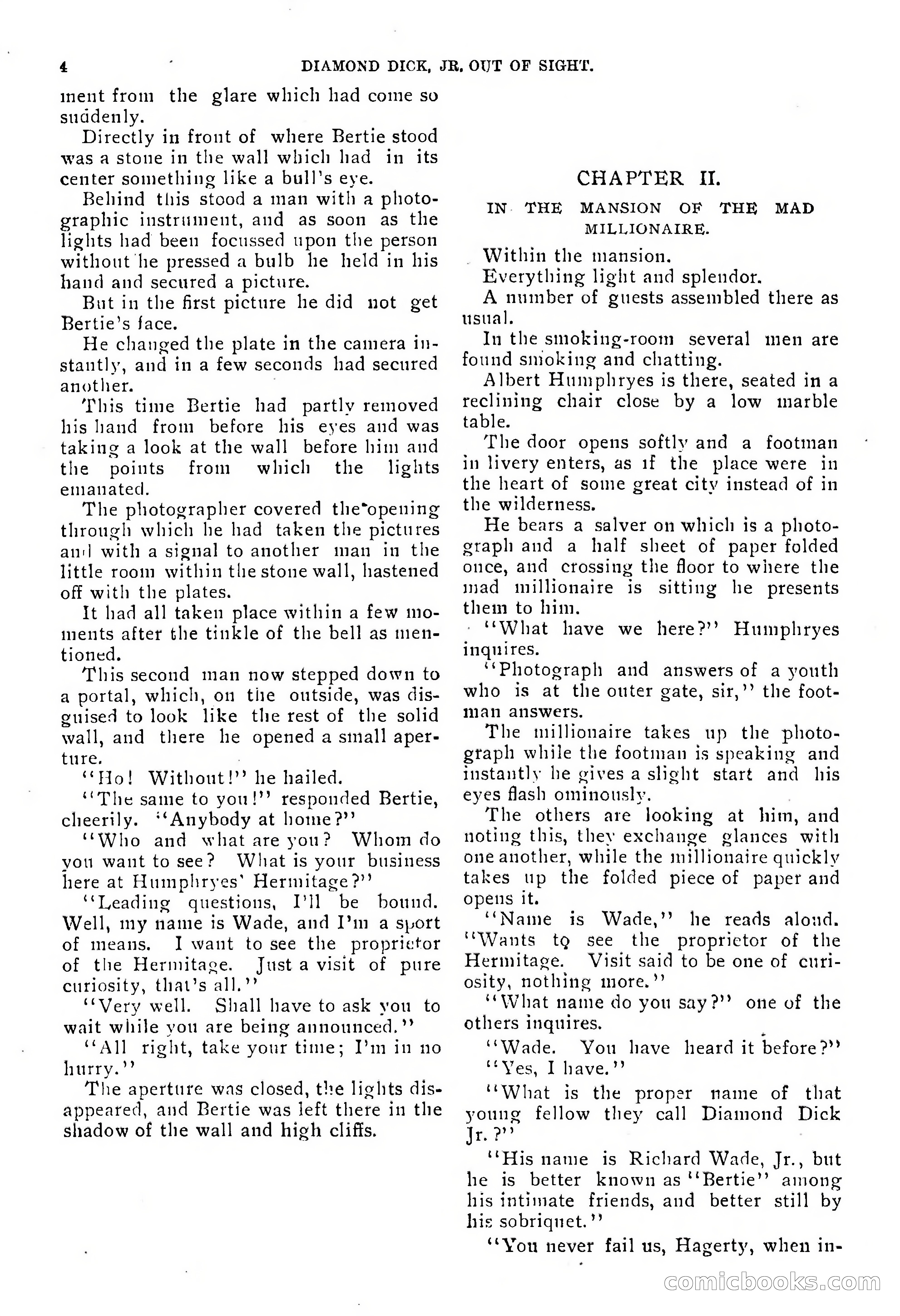 Diamond Dick, Jr.: The Boys' Best Weekly — page 6 of 37