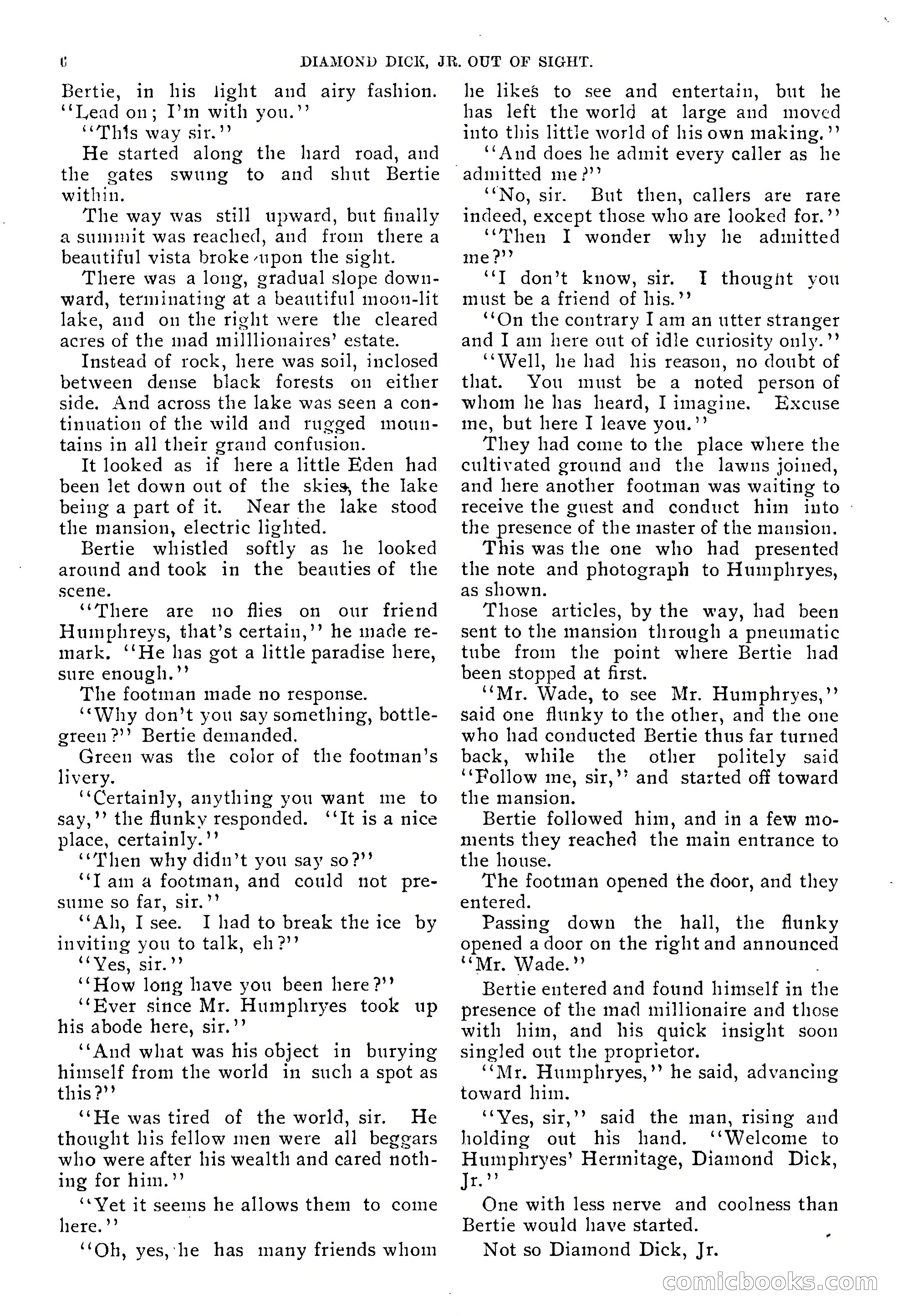 Diamond Dick, Jr.: The Boys' Best Weekly — page 8 of 37