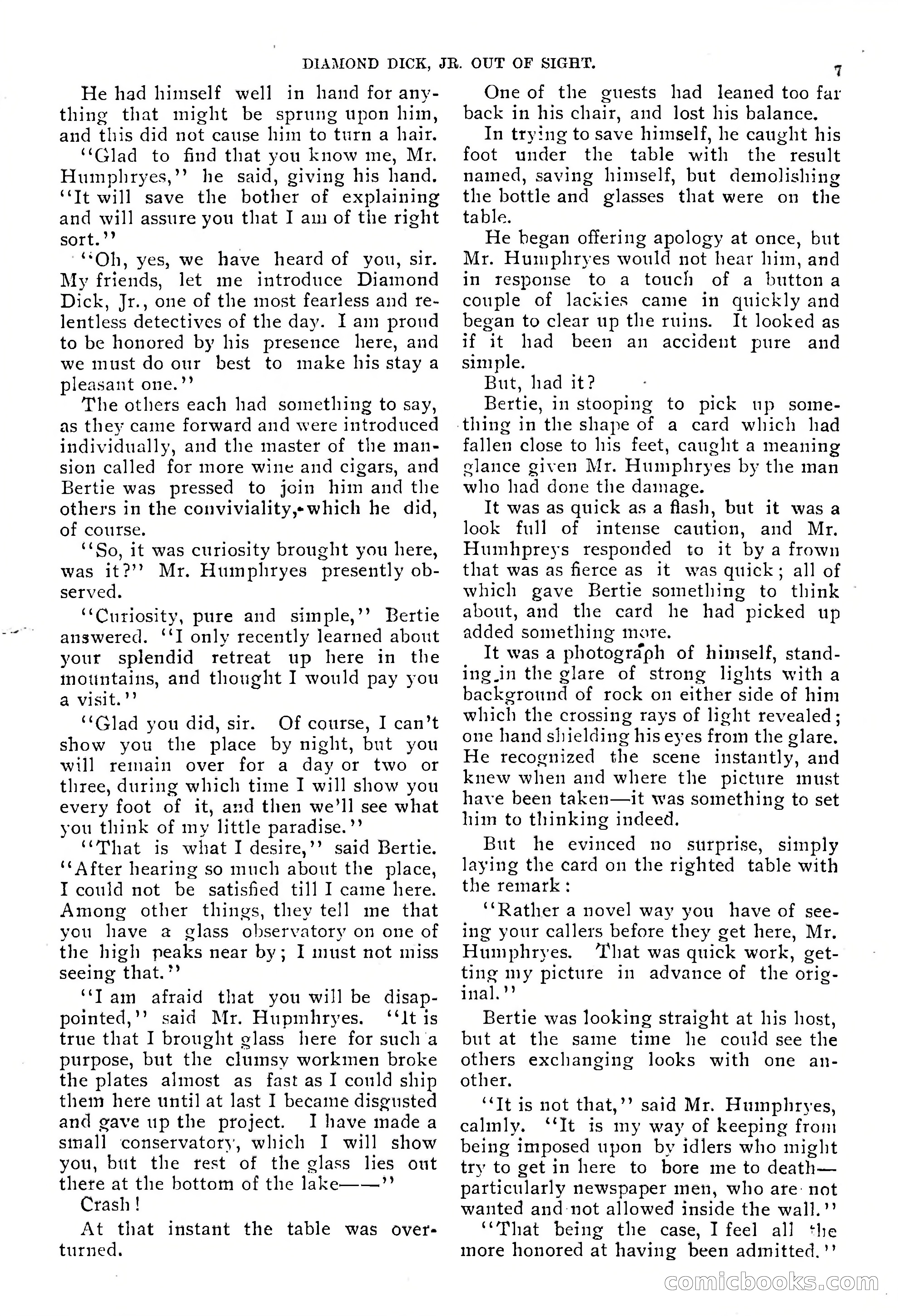Diamond Dick, Jr.: The Boys' Best Weekly — page 9 of 37