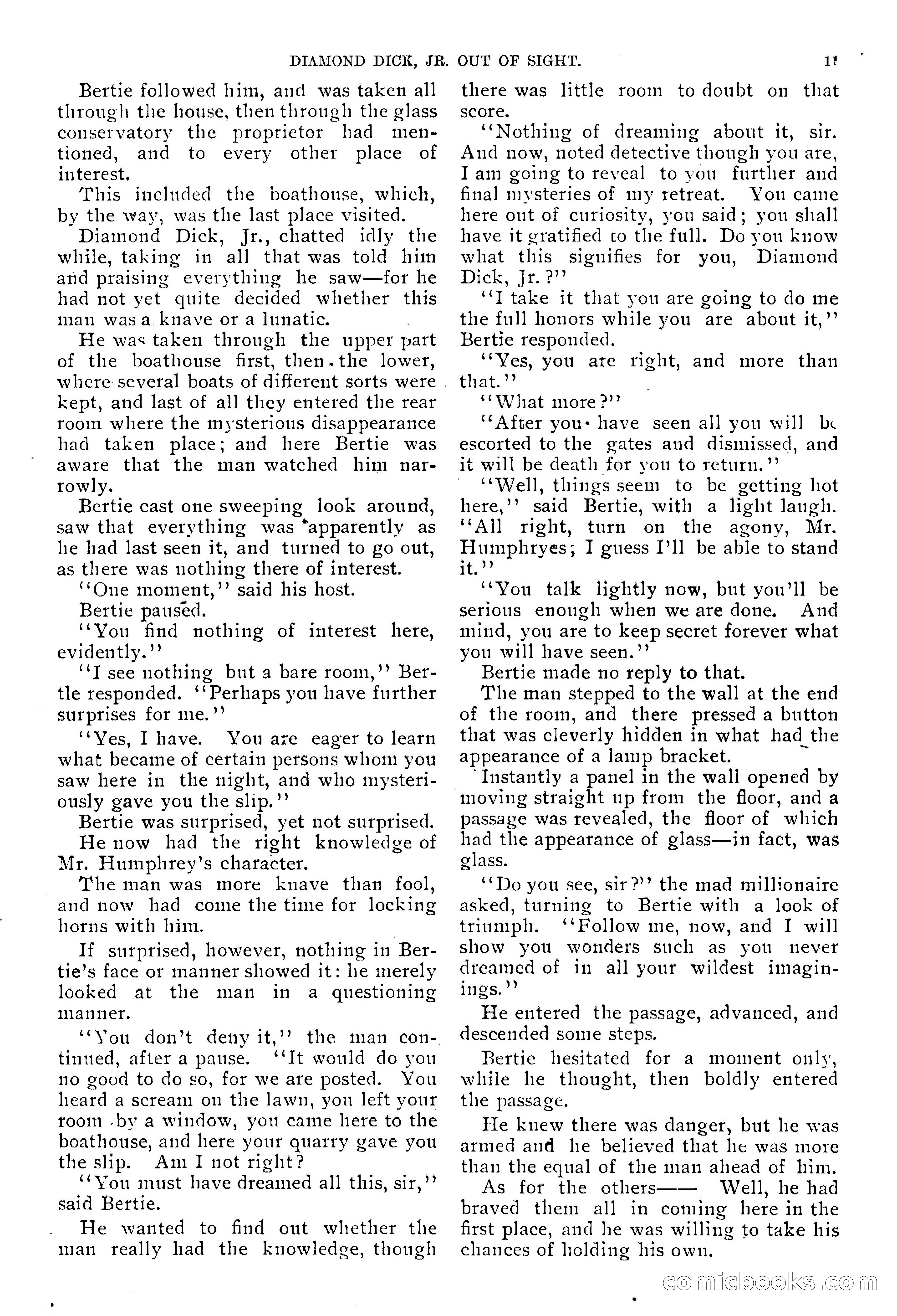 Diamond Dick, Jr.: The Boys' Best Weekly — page 13 of 37