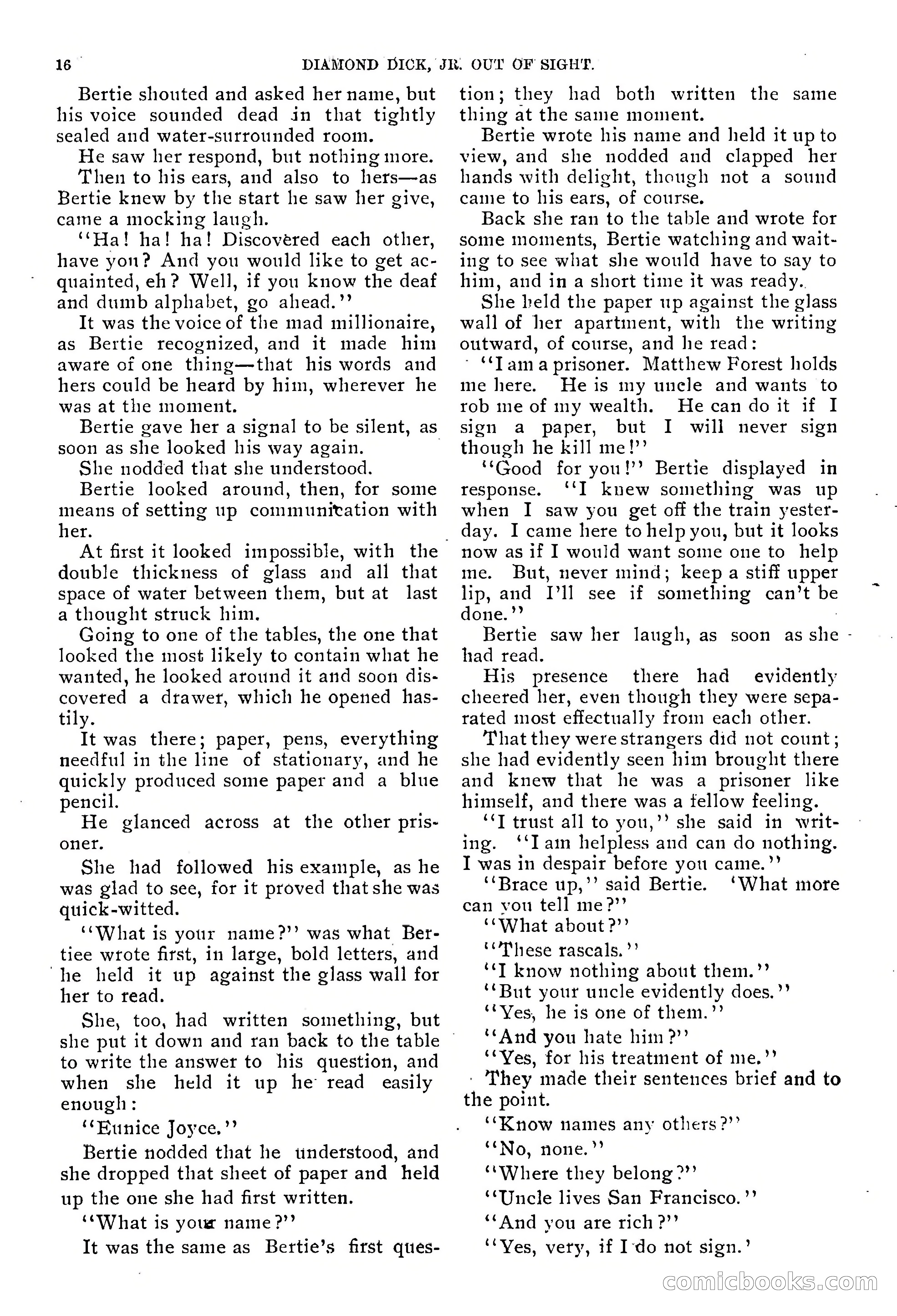 Diamond Dick, Jr.: The Boys' Best Weekly — page 18 of 37