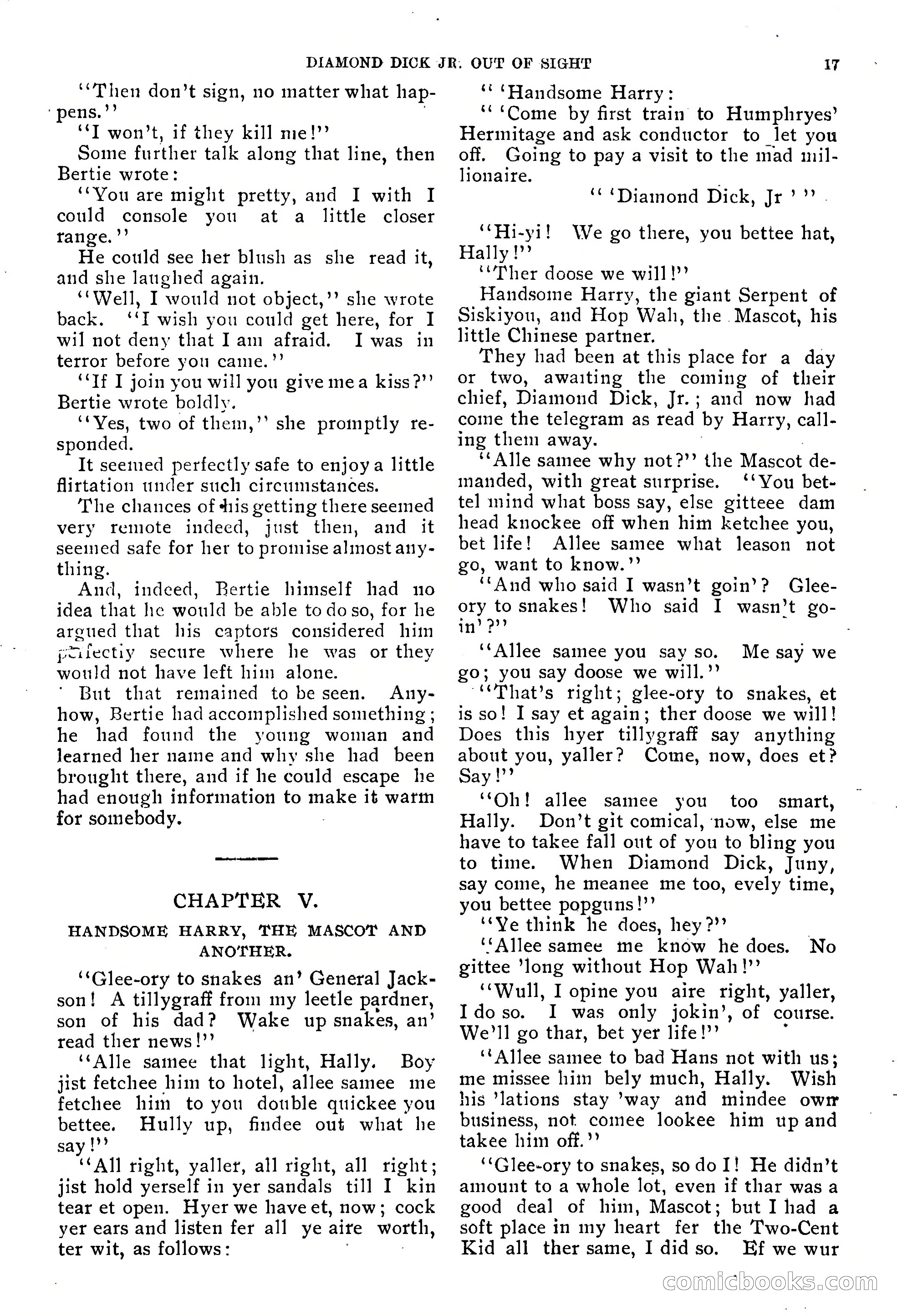 Diamond Dick, Jr.: The Boys' Best Weekly — page 19 of 37