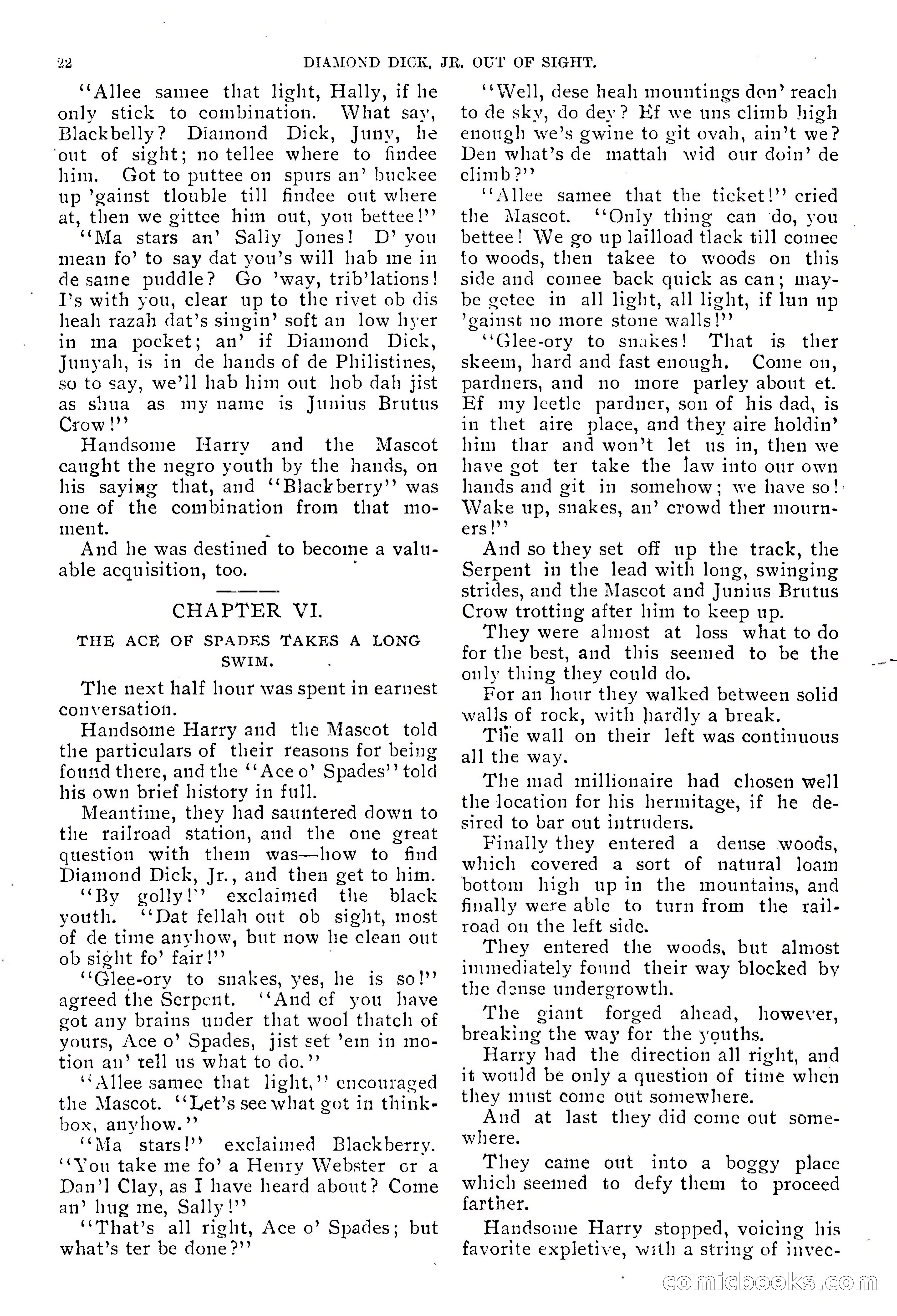 Diamond Dick, Jr.: The Boys' Best Weekly — page 24 of 37