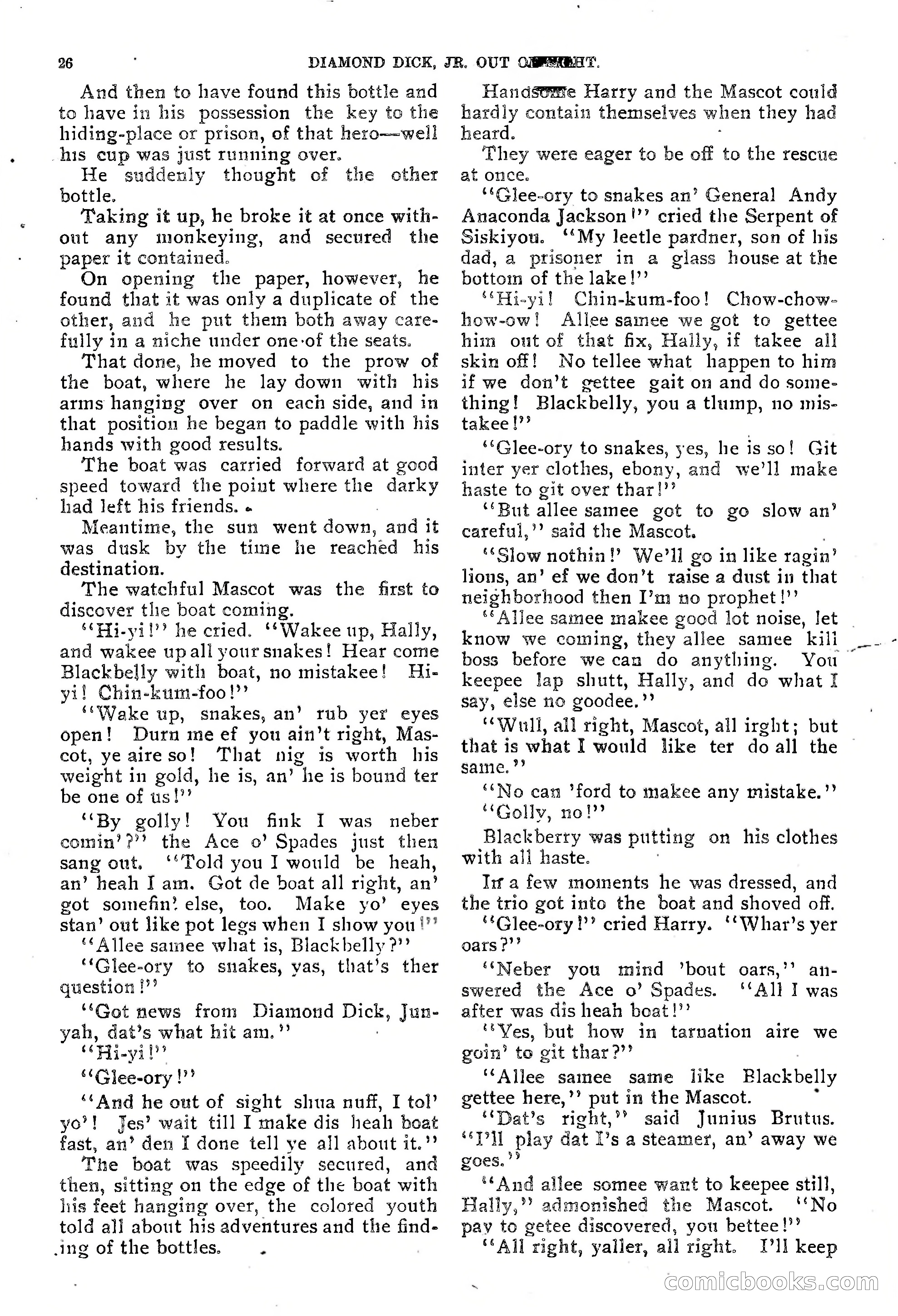 Diamond Dick, Jr.: The Boys' Best Weekly — page 28 of 37