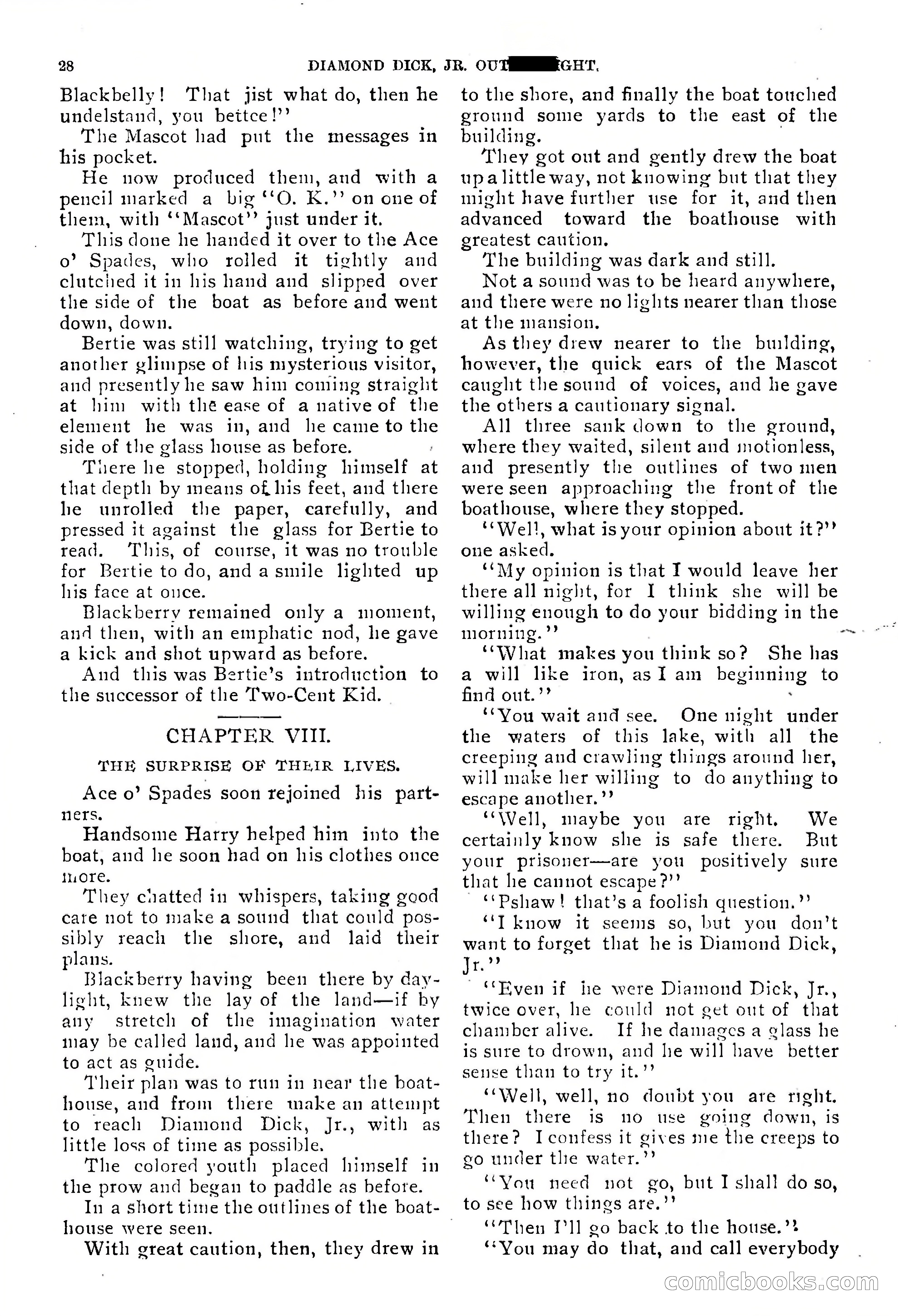 Diamond Dick, Jr.: The Boys' Best Weekly — page 30 of 37