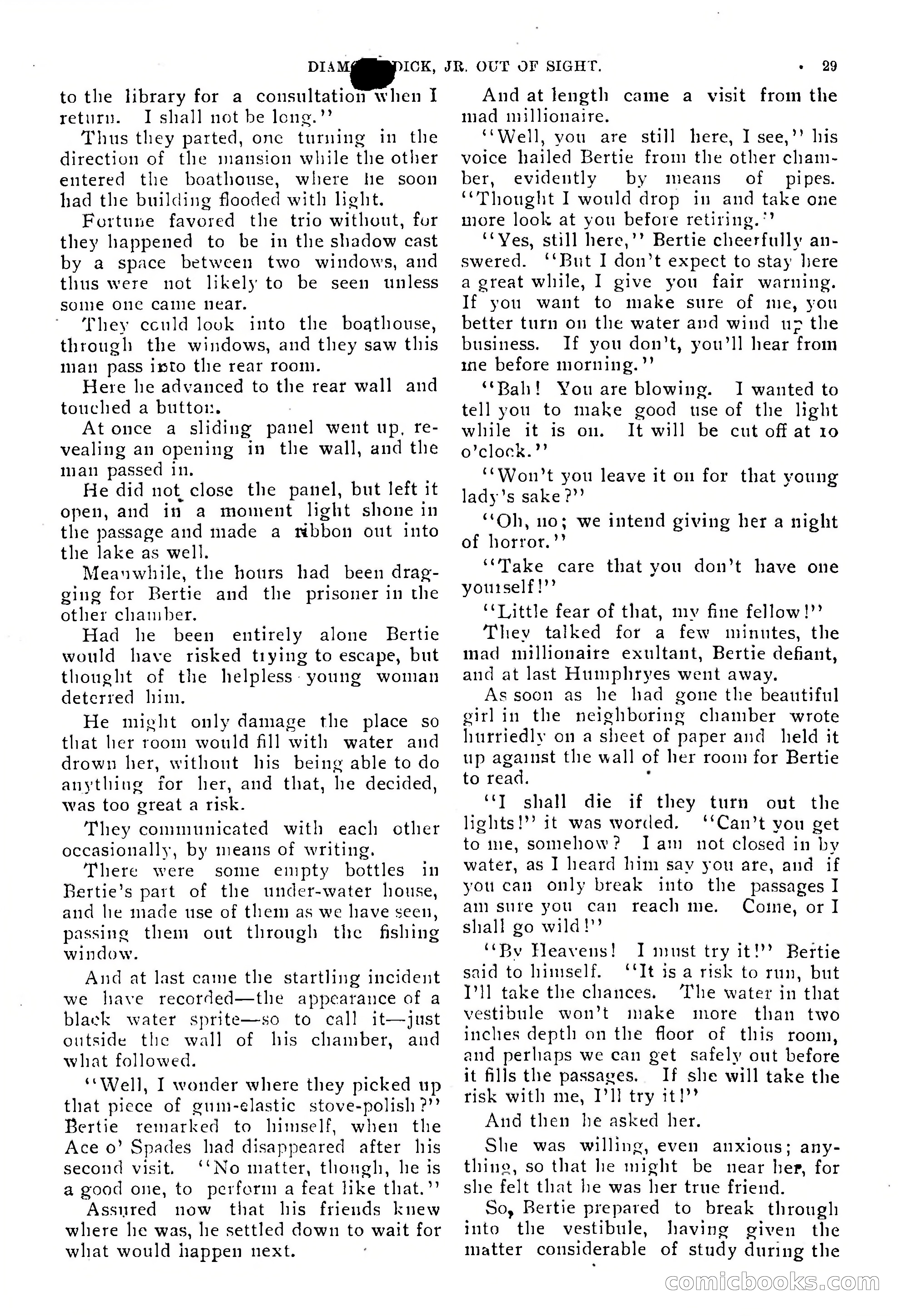 Diamond Dick, Jr.: The Boys' Best Weekly — page 31 of 37