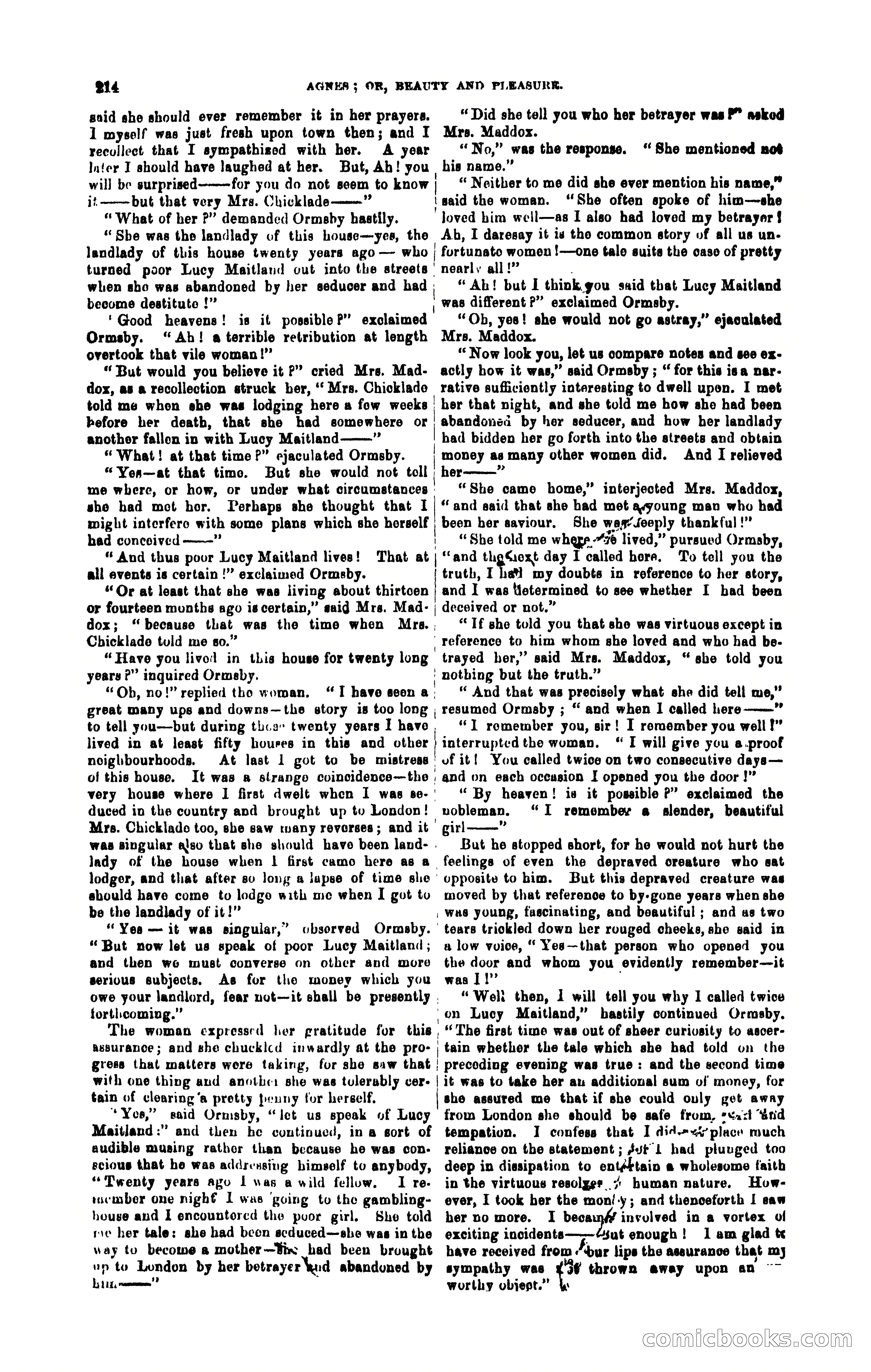 Agnes: A Tale of the Streets — page 265 of 400