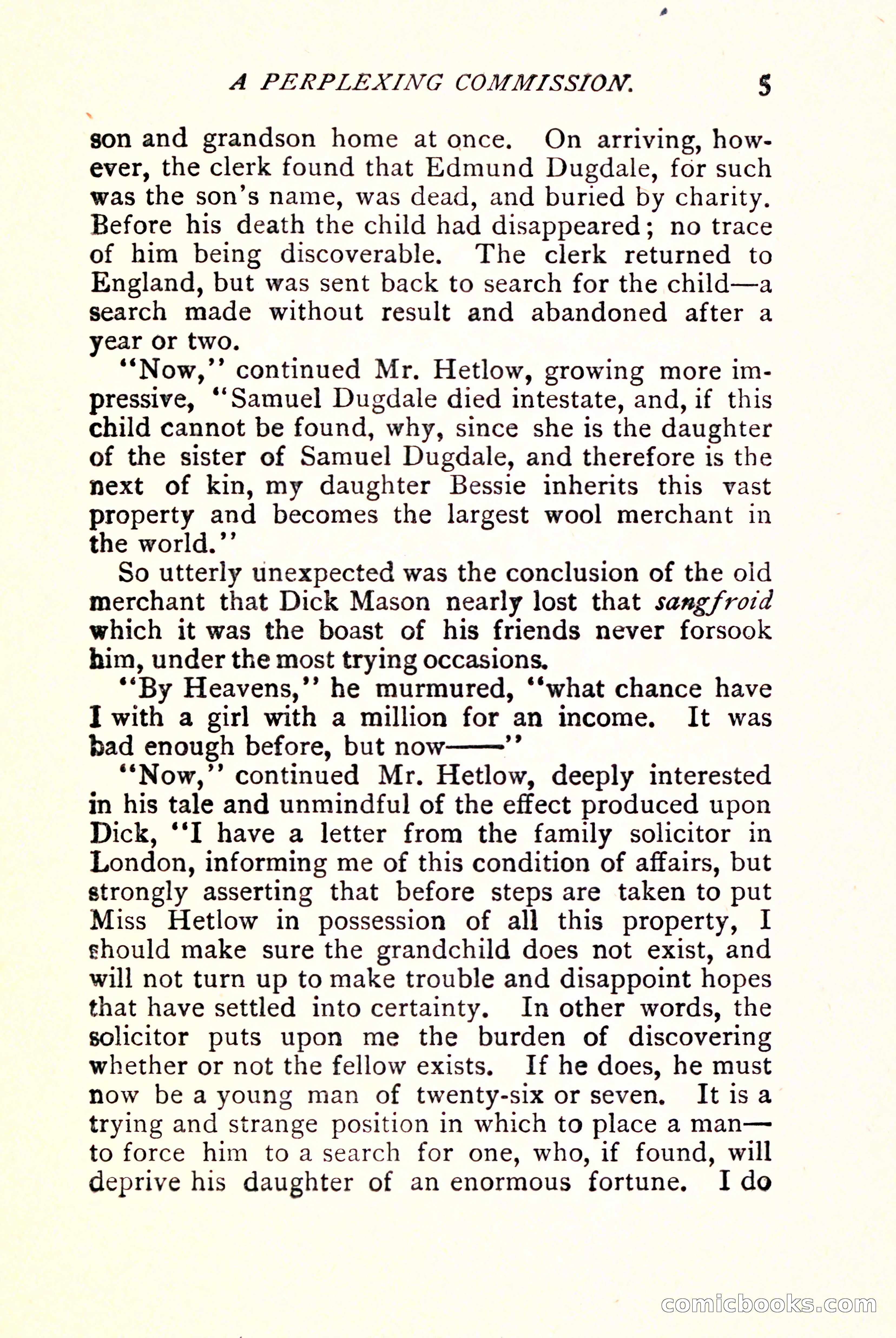 The Dugdale Millions — page 15 of 336